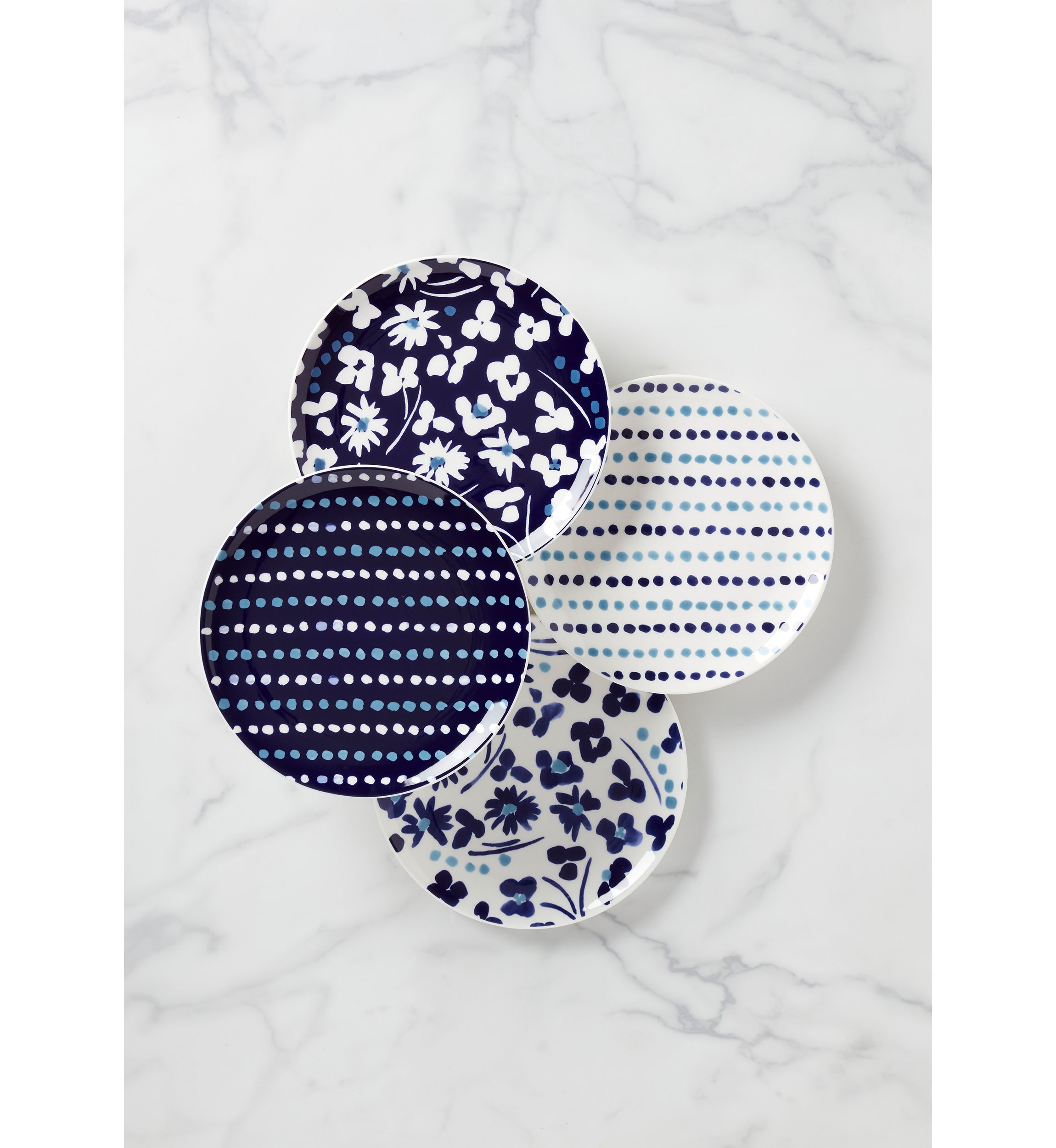 Floral Way 4-Piece Accent Plate Set