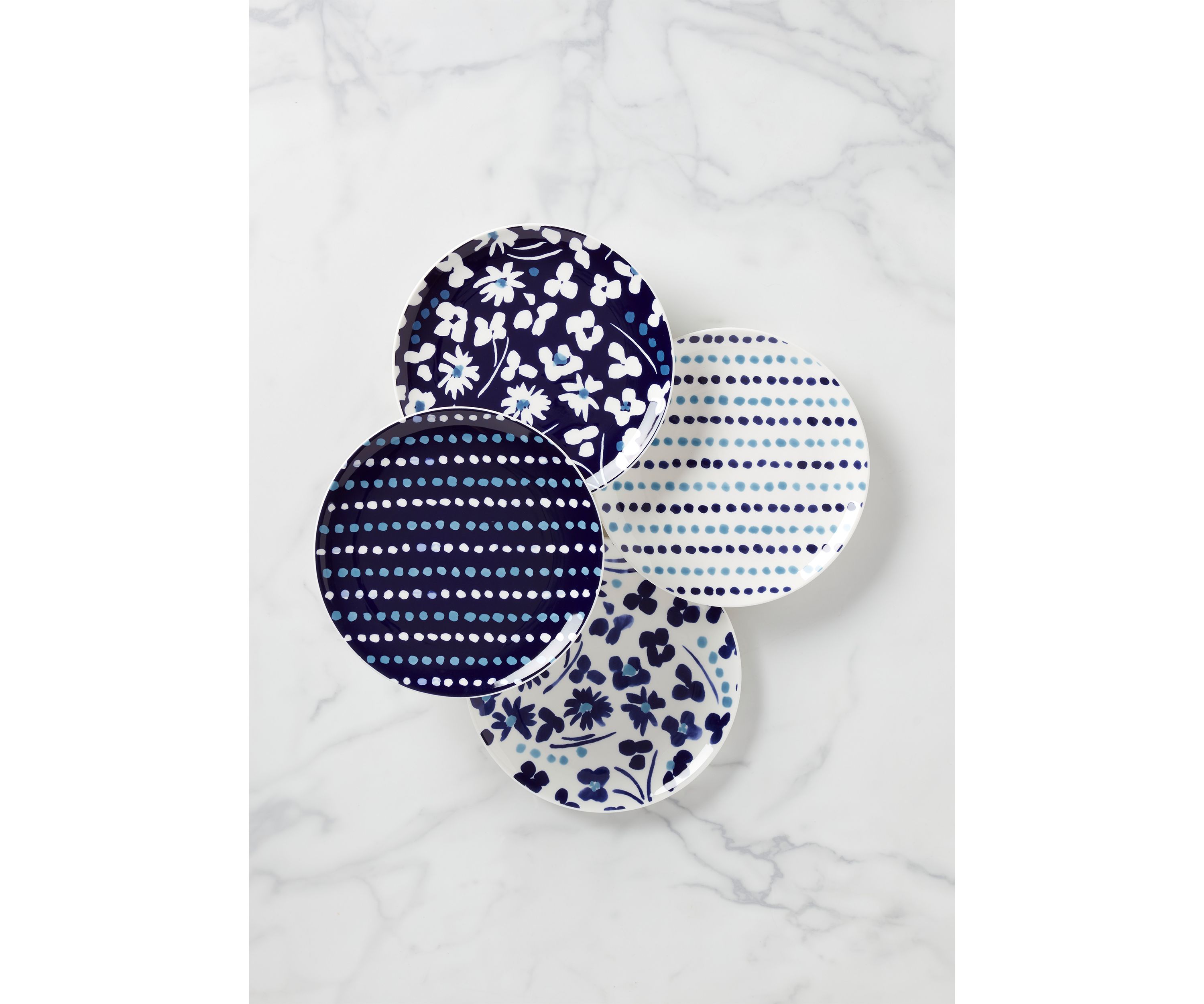 Floral Way 4-Piece Accent Plate Set