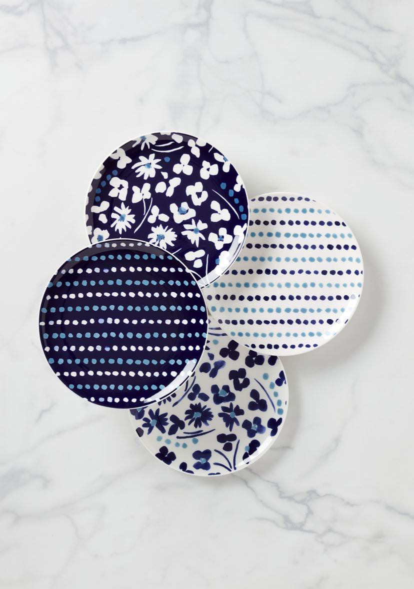 Floral Way 4-Piece Accent Plate Set
