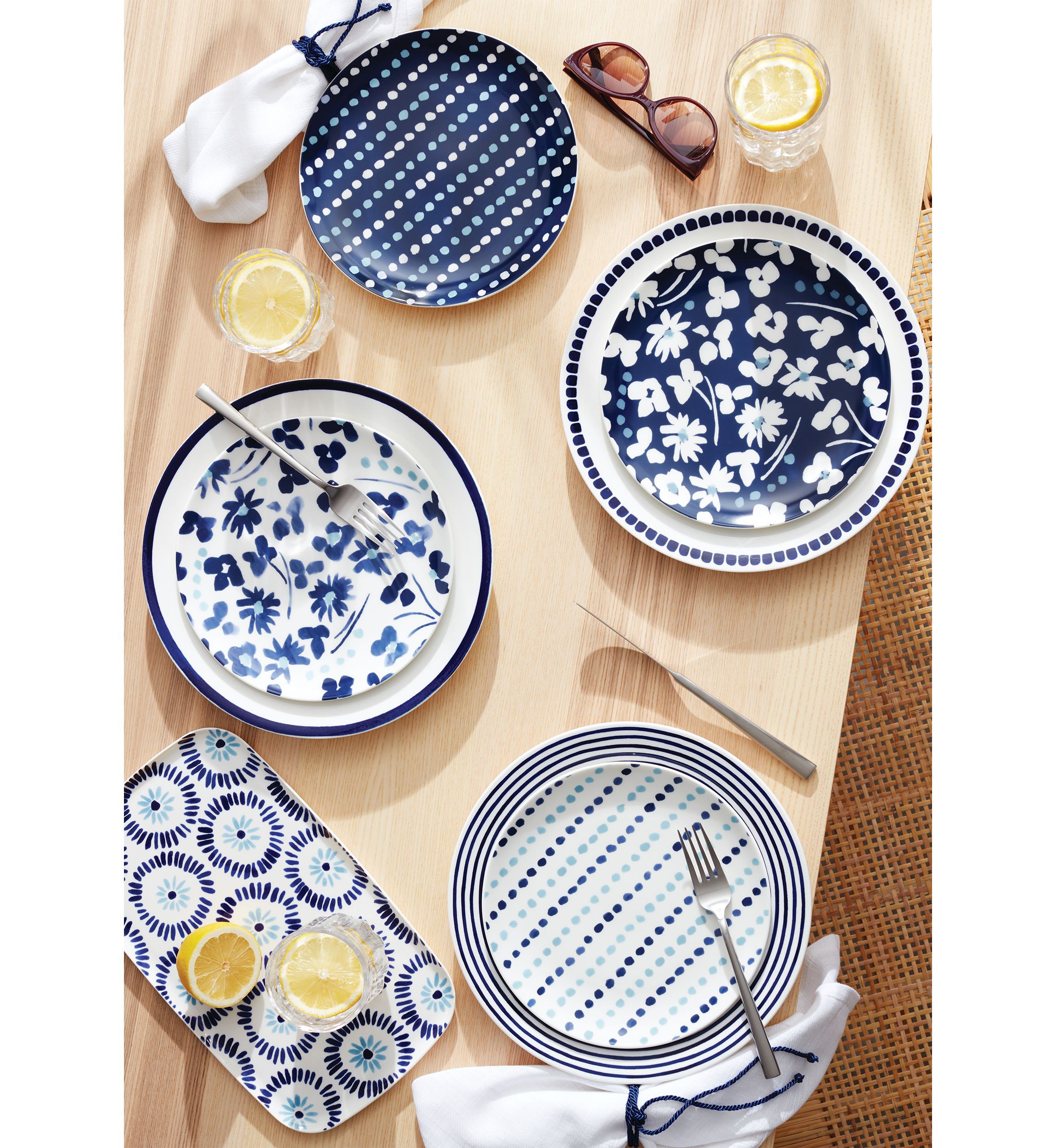 Floral Way 4-Piece Accent Plate Set