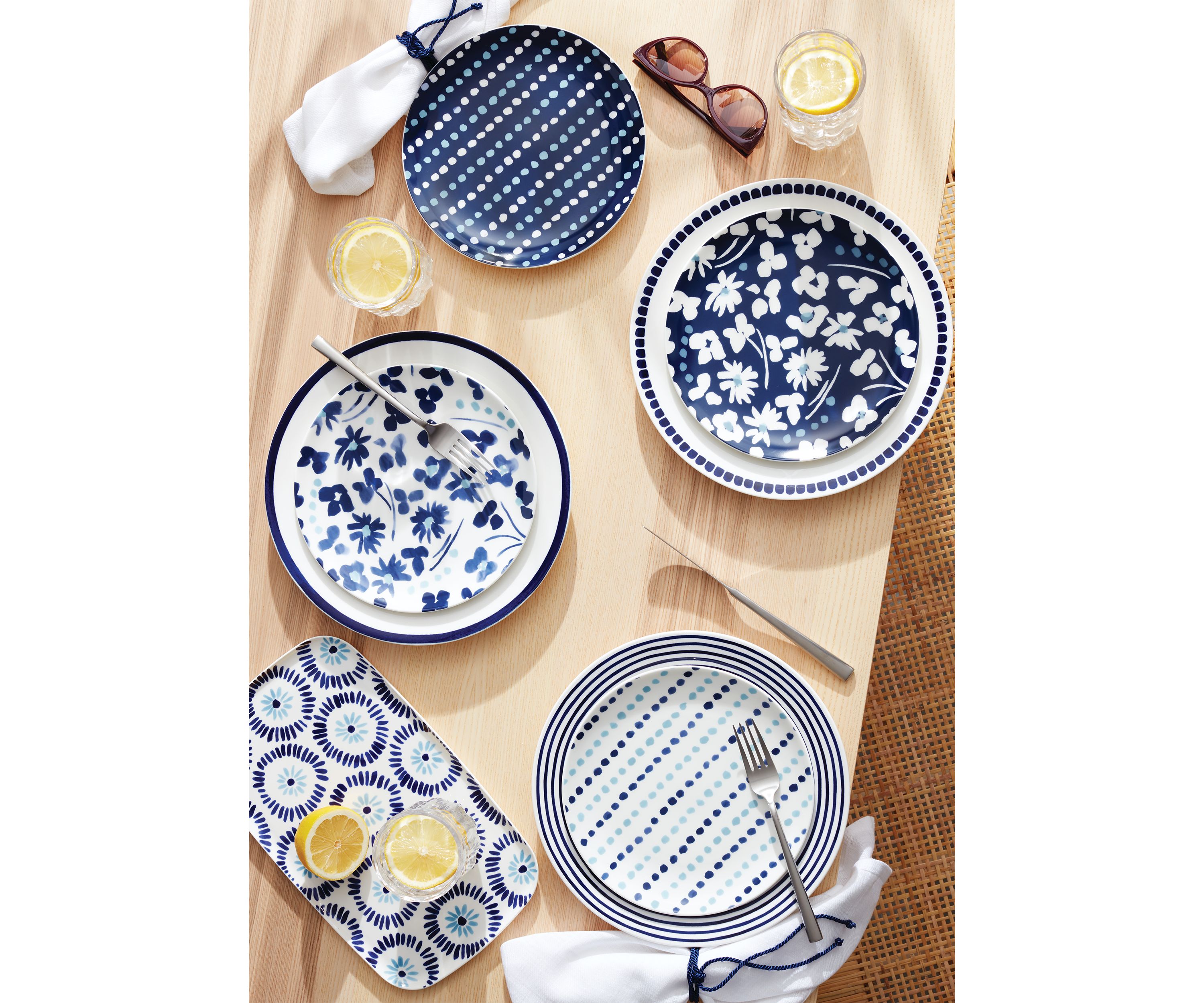 Floral Way 4-Piece Accent Plate Set