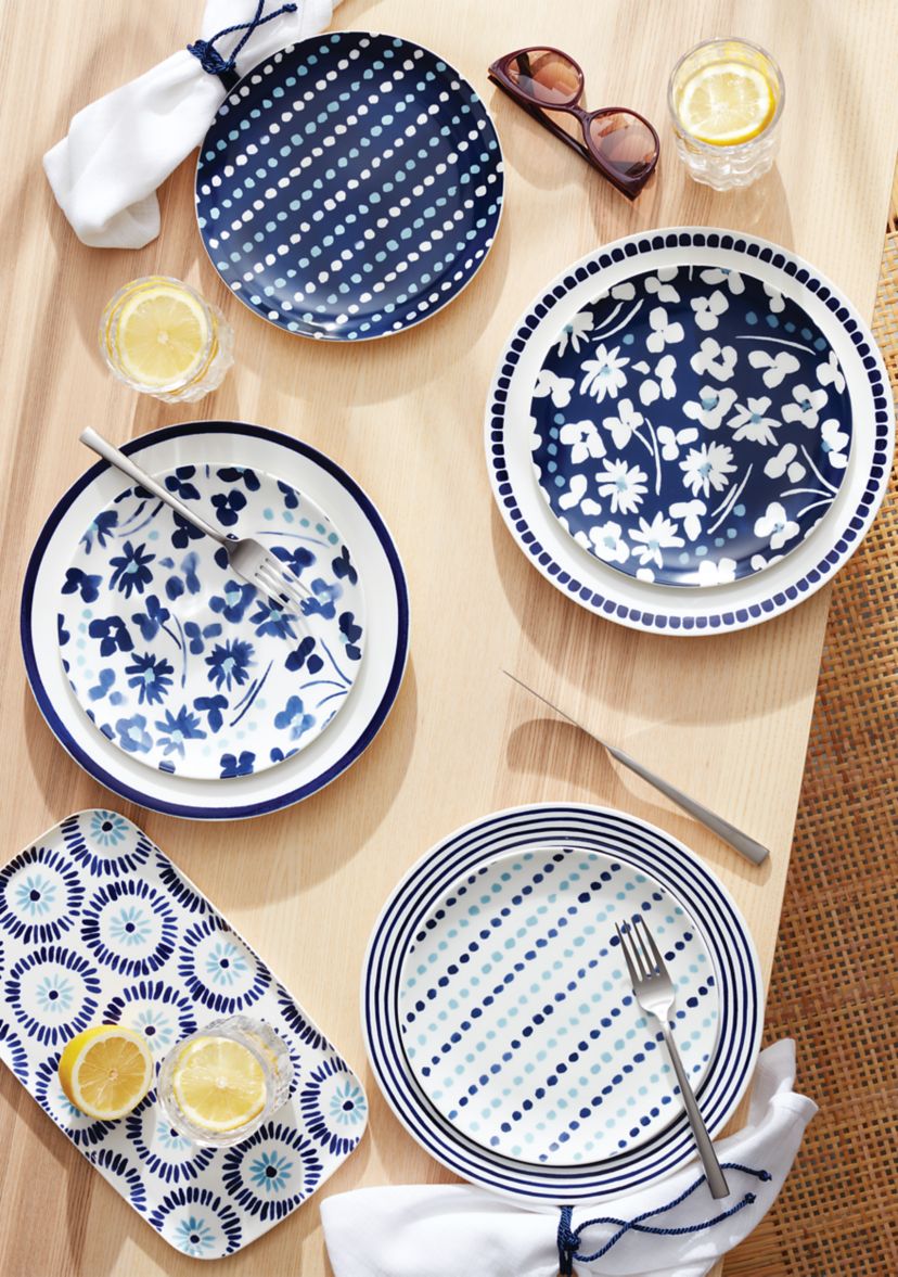 Floral Way 4-Piece Accent Plate Set