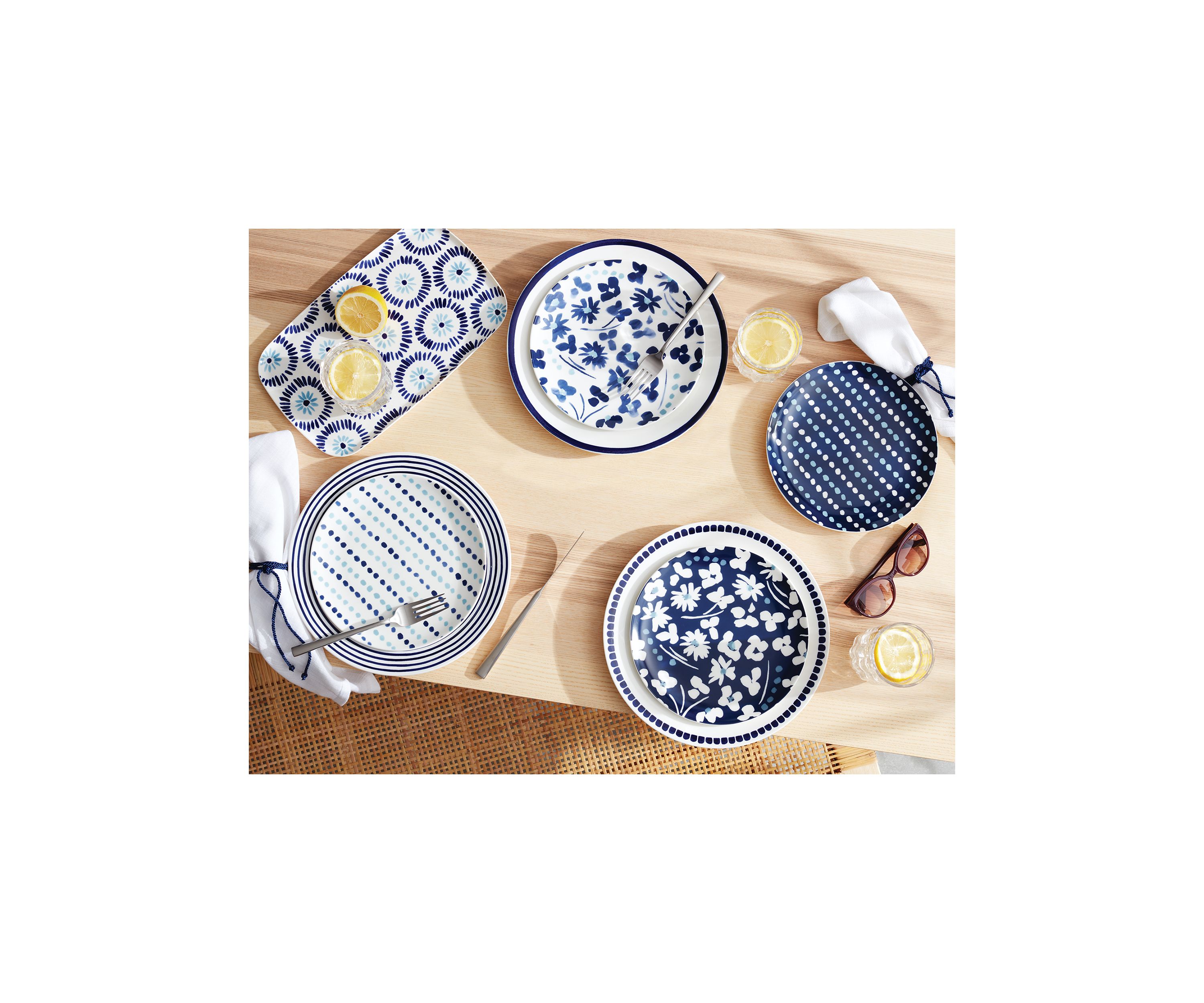 Floral Way 4-Piece Accent Plate Set