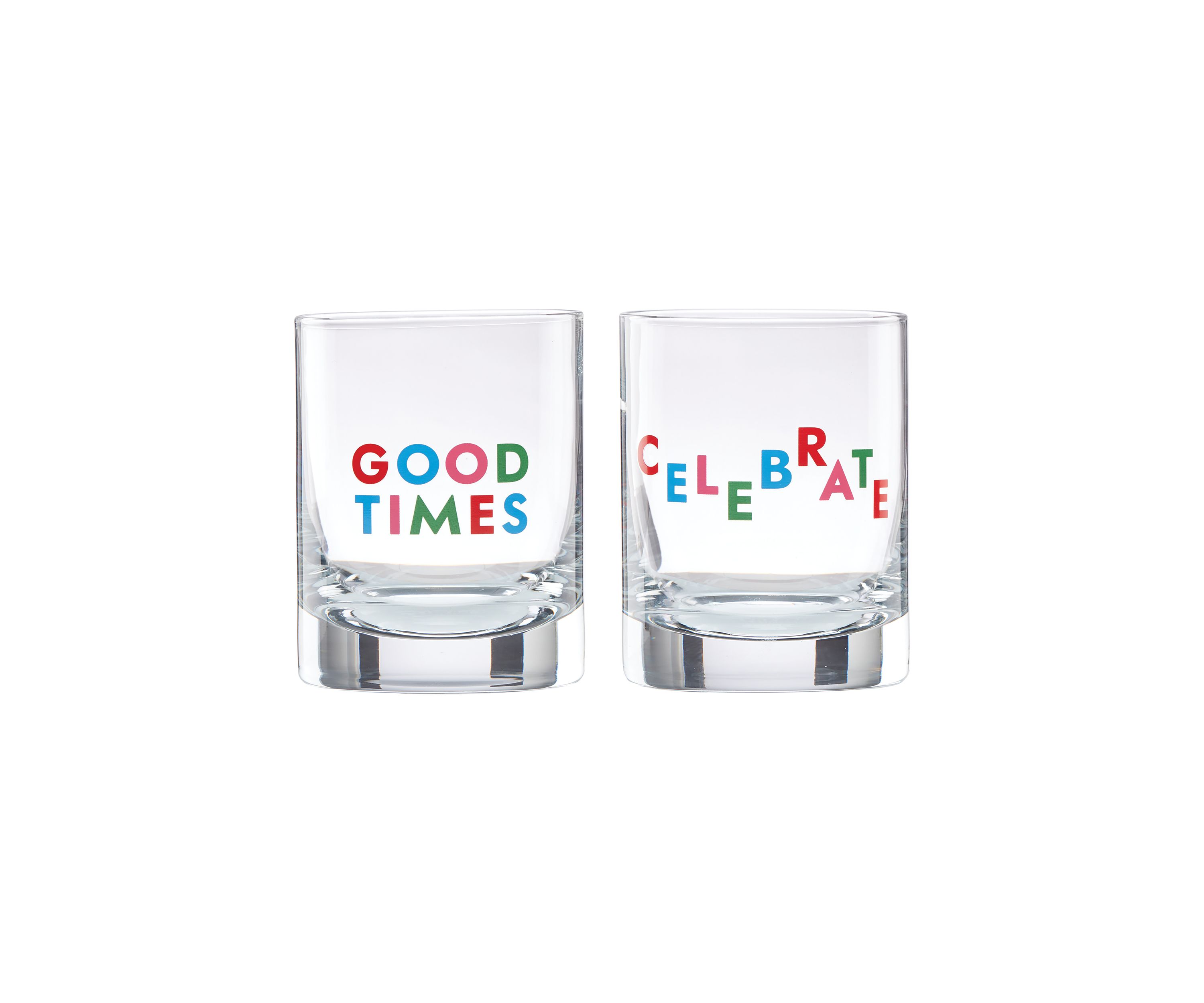 Celebrate 2-Piece Double Old Fashioned Glass Set