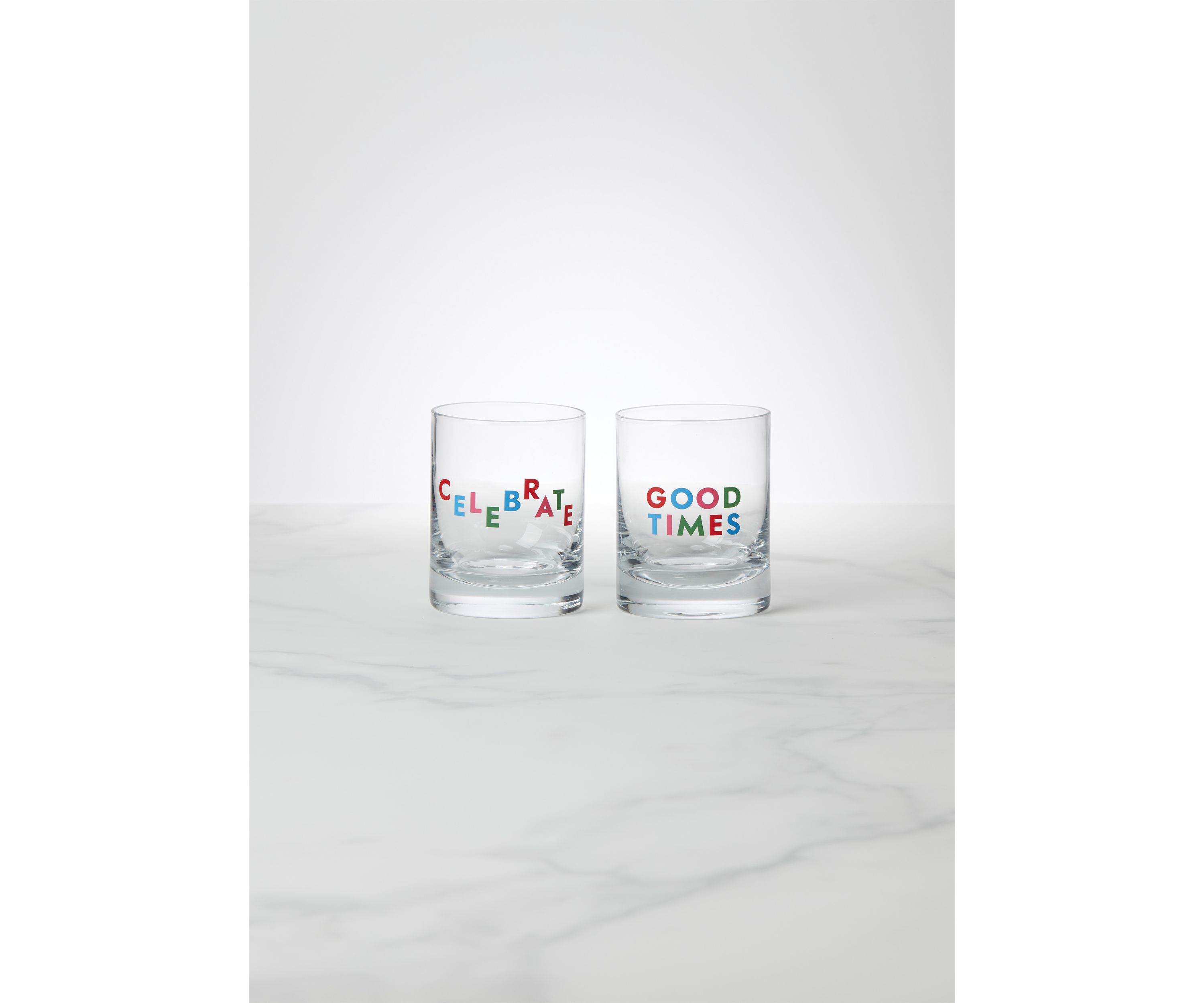 Celebrate 2-Piece Double Old Fashioned Glass Set