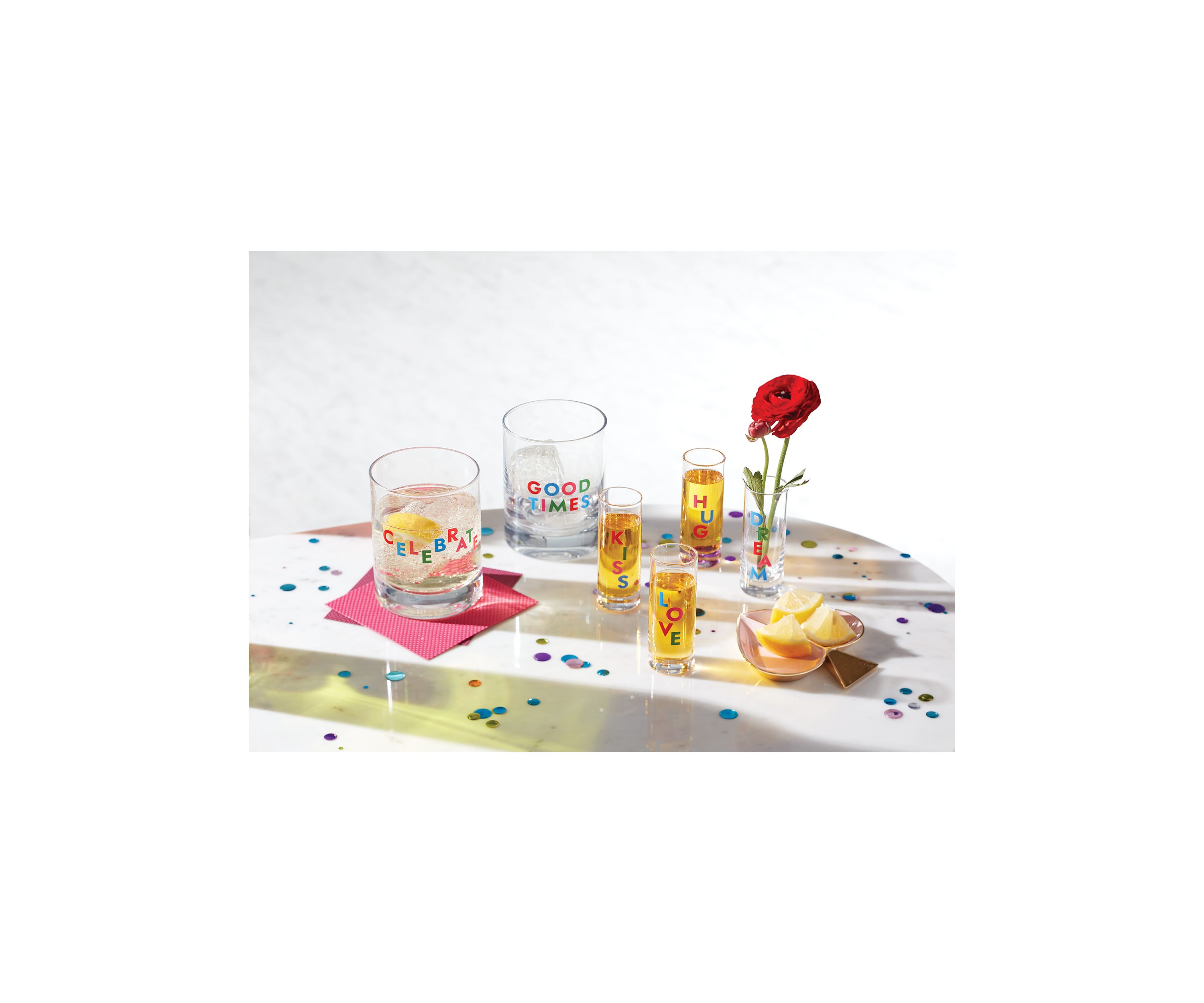 Celebrate 2-Piece Double Old Fashioned Glass Set