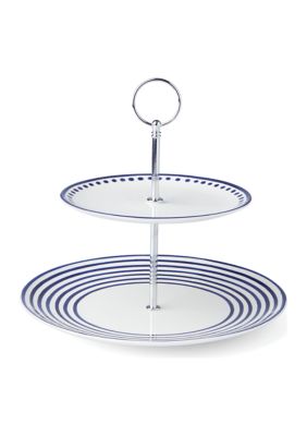 kate spade new york Charlotte Street 2-Tier Server, White