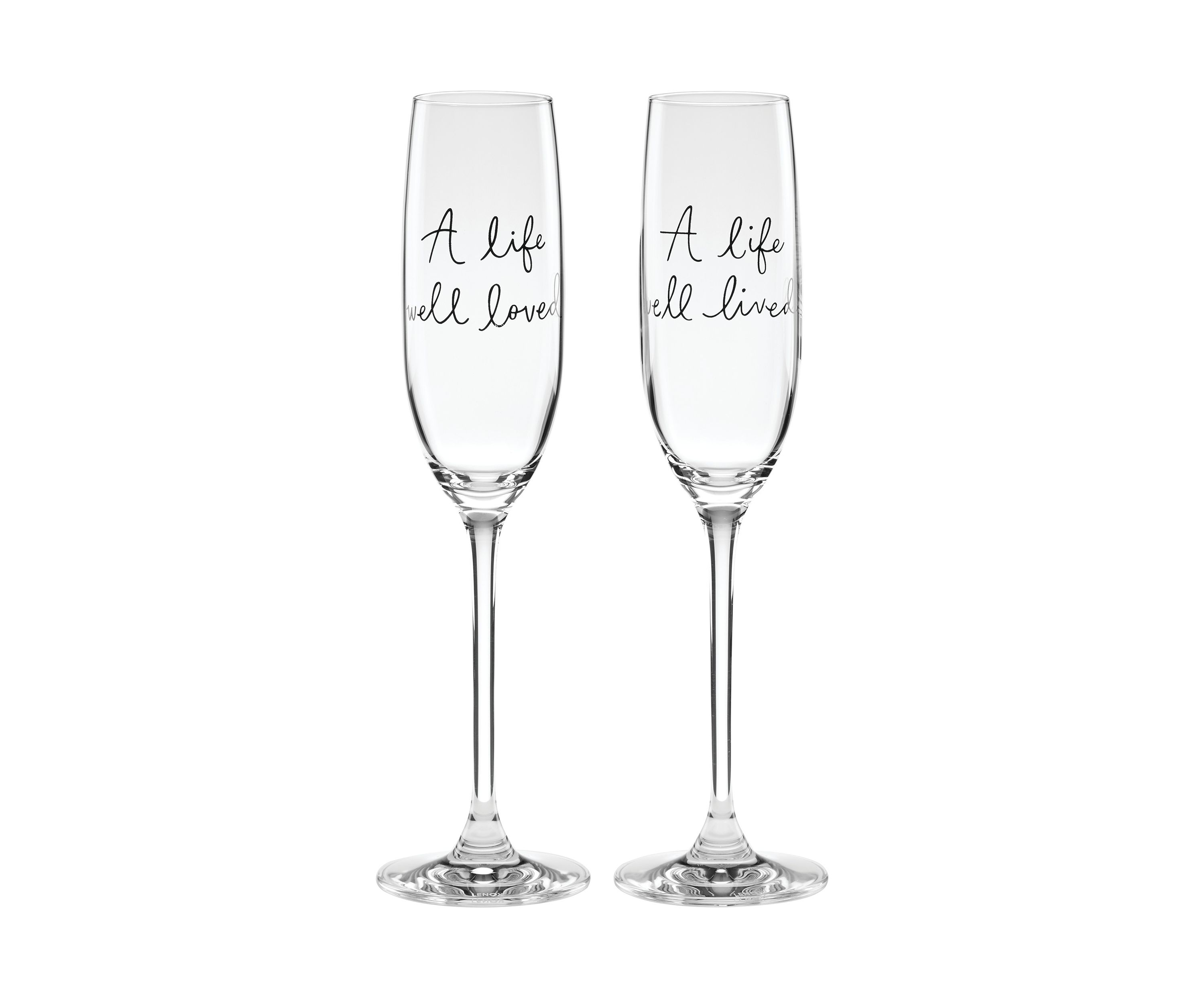Charmed Life 2 Piece Toasting Flutes
