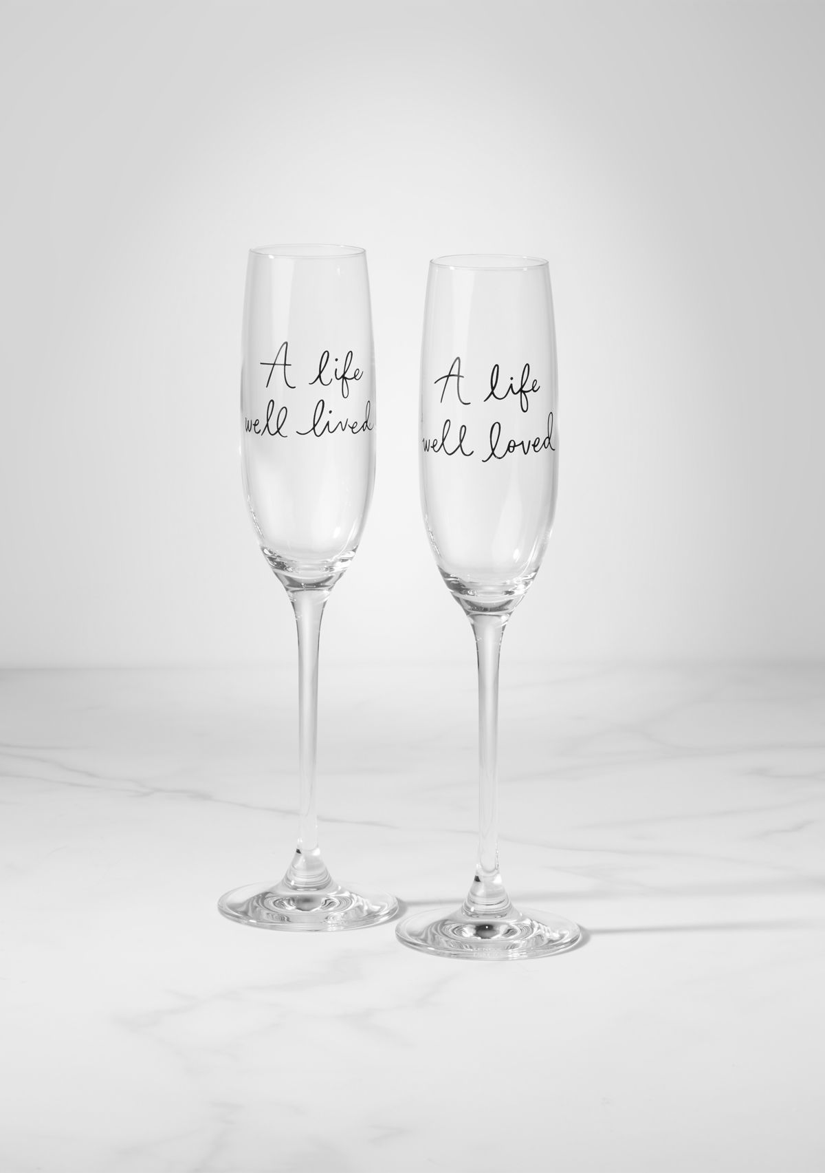 Charmed Life 2 Piece Toasting Flutes