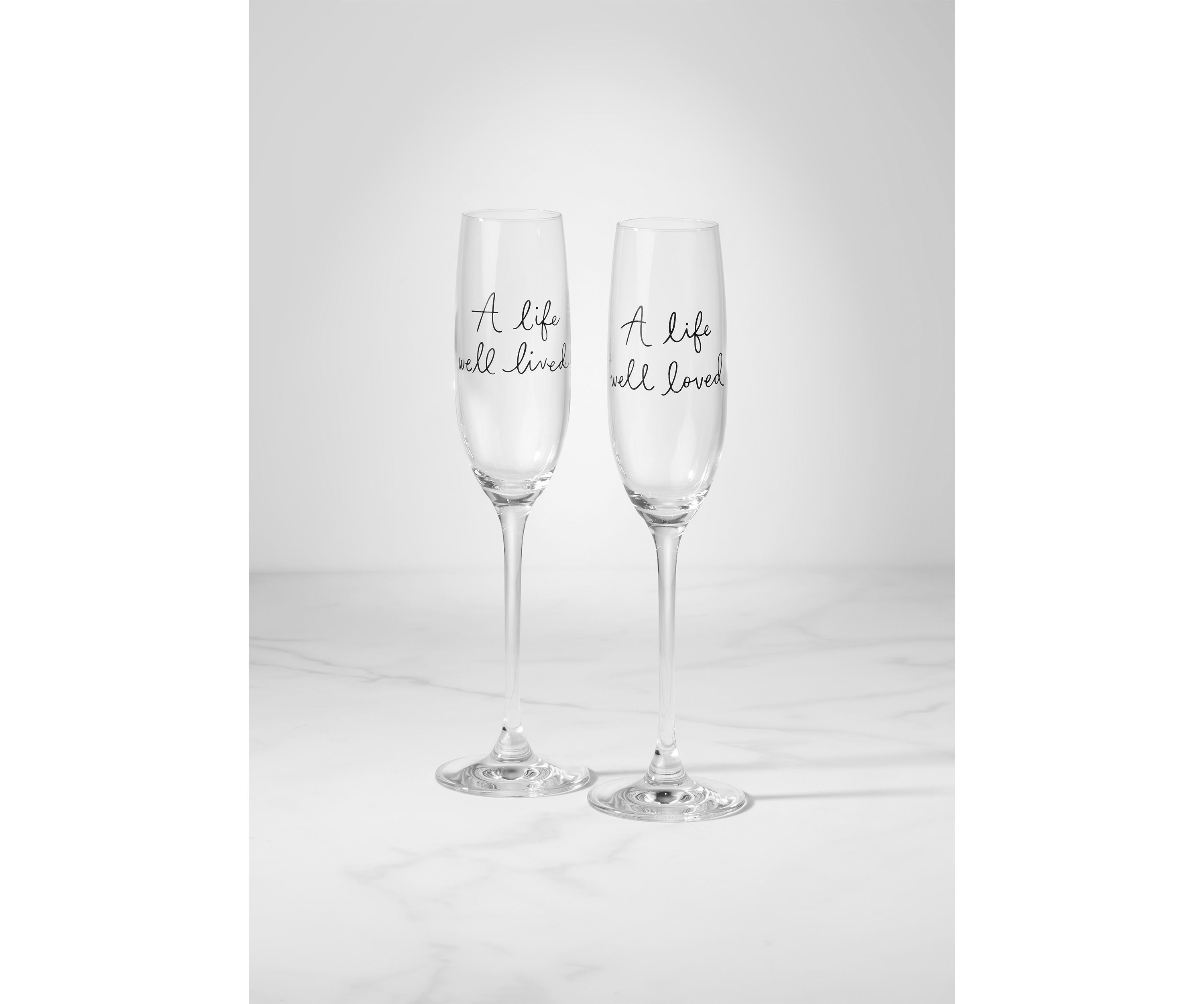 Charmed Life 2 Piece Toasting Flutes