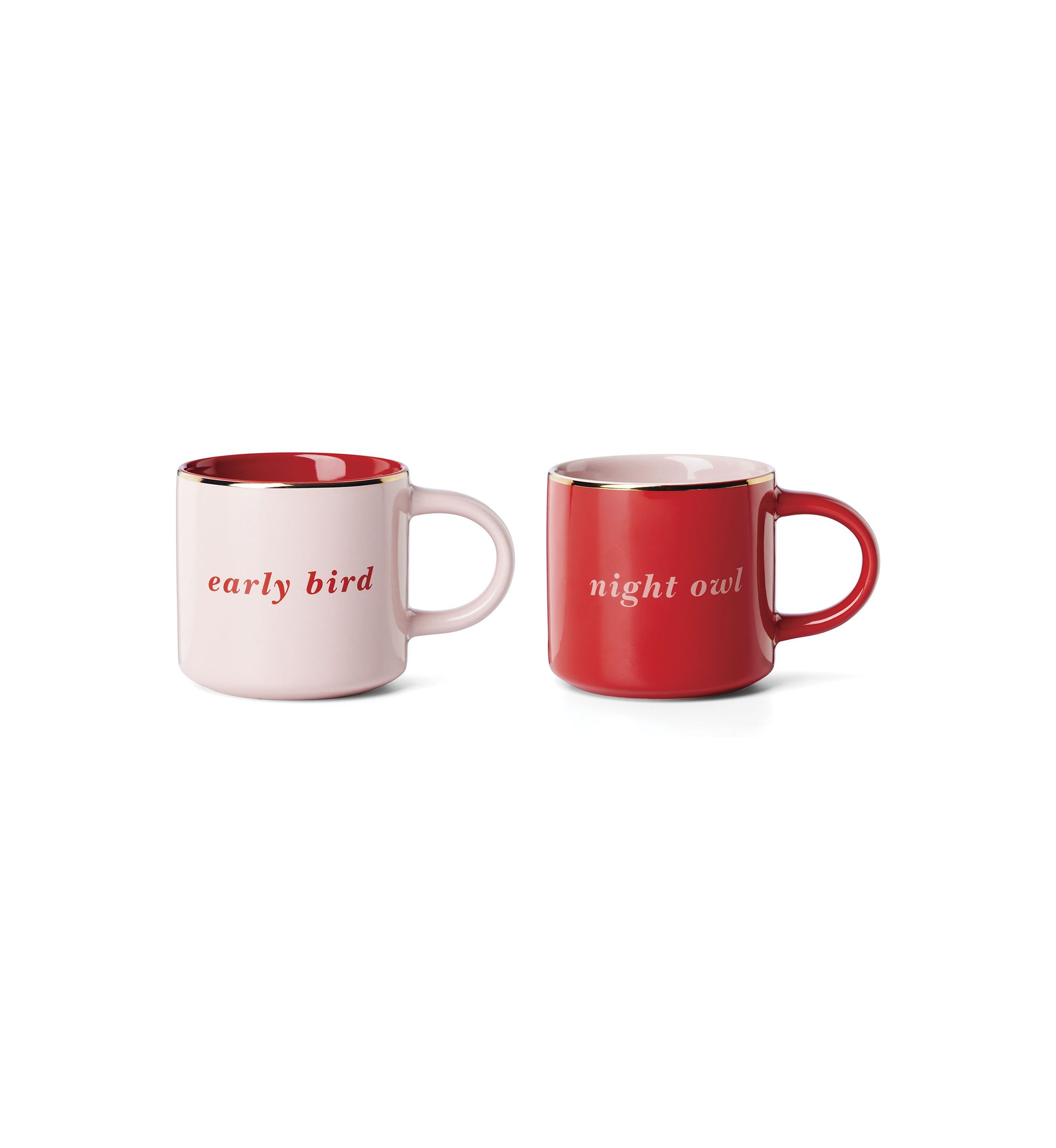 Early Bird & Night Owl Mugs - Set of 2