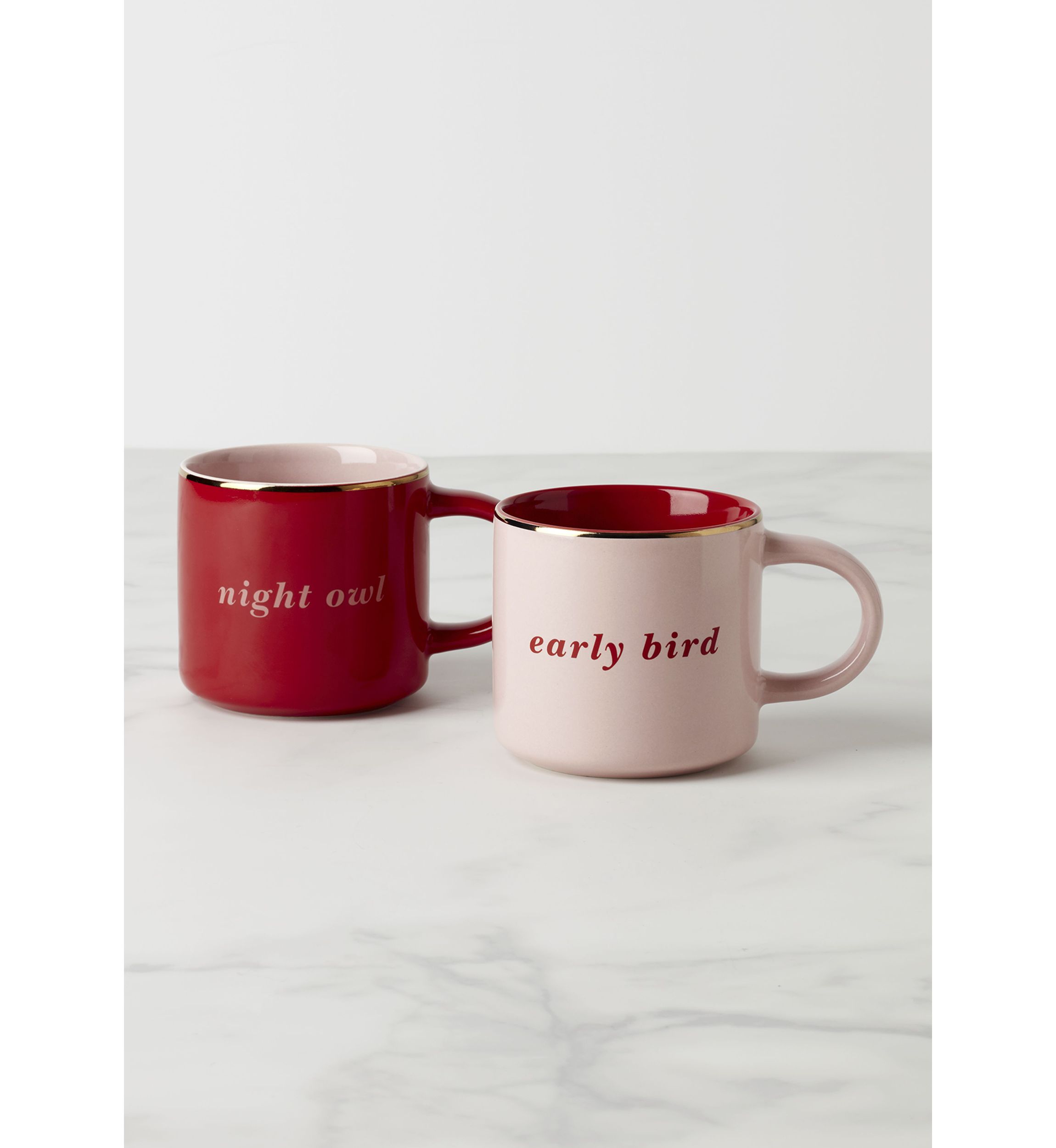 Early Bird & Night Owl Mugs - Set of 2