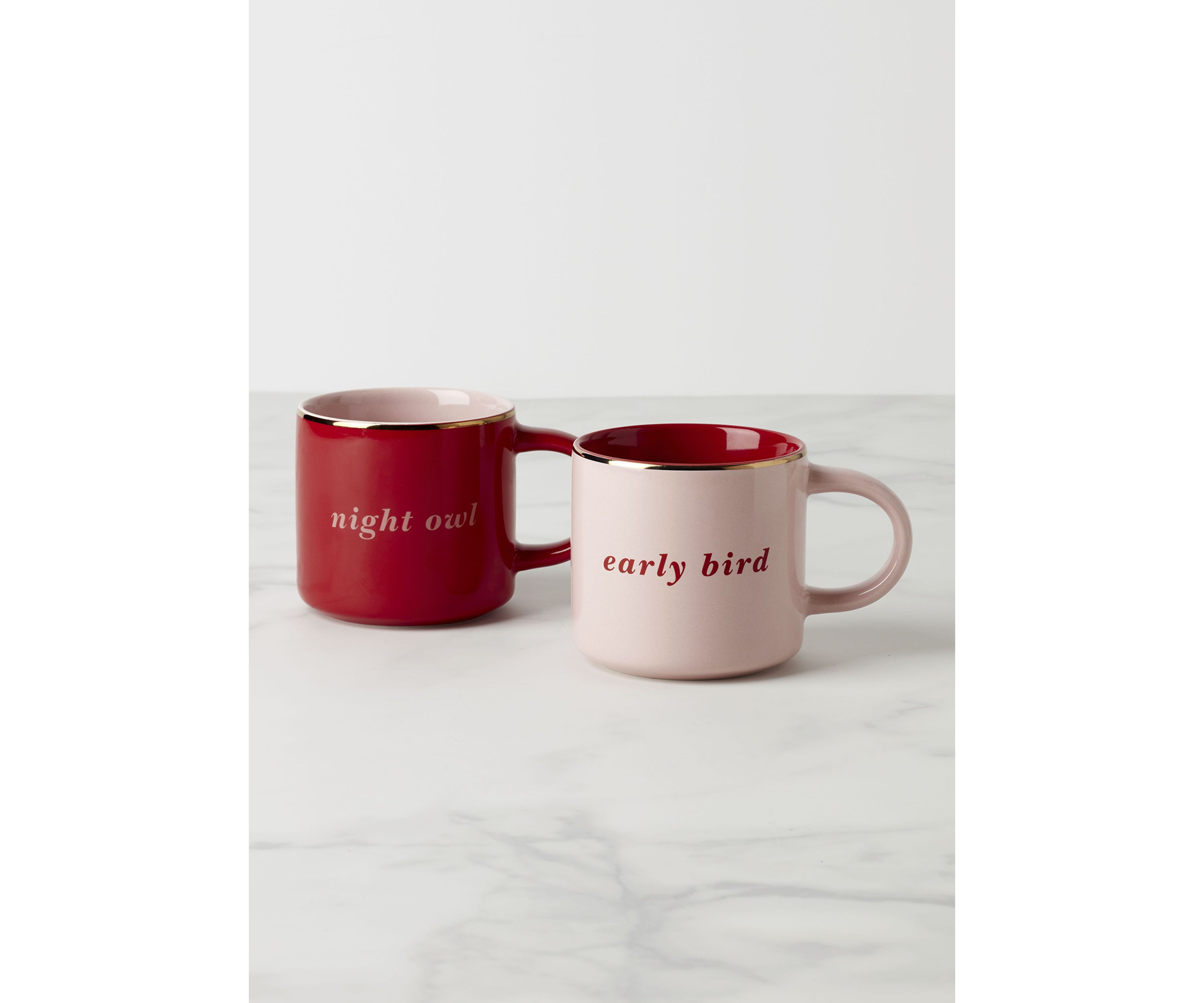 Early Bird & Night Owl Mugs - Set of 2