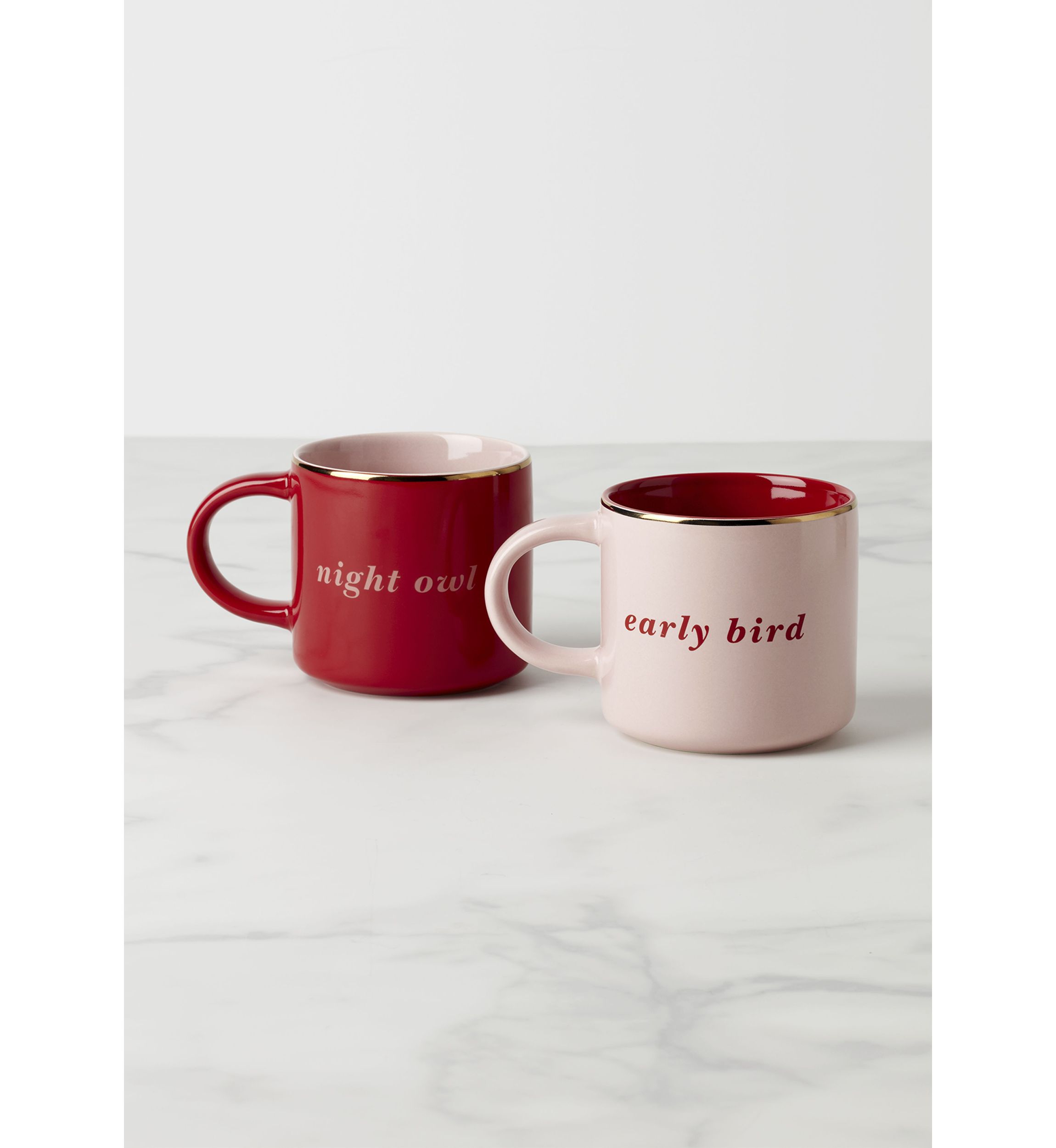 Early Bird & Night Owl Mugs - Set of 2