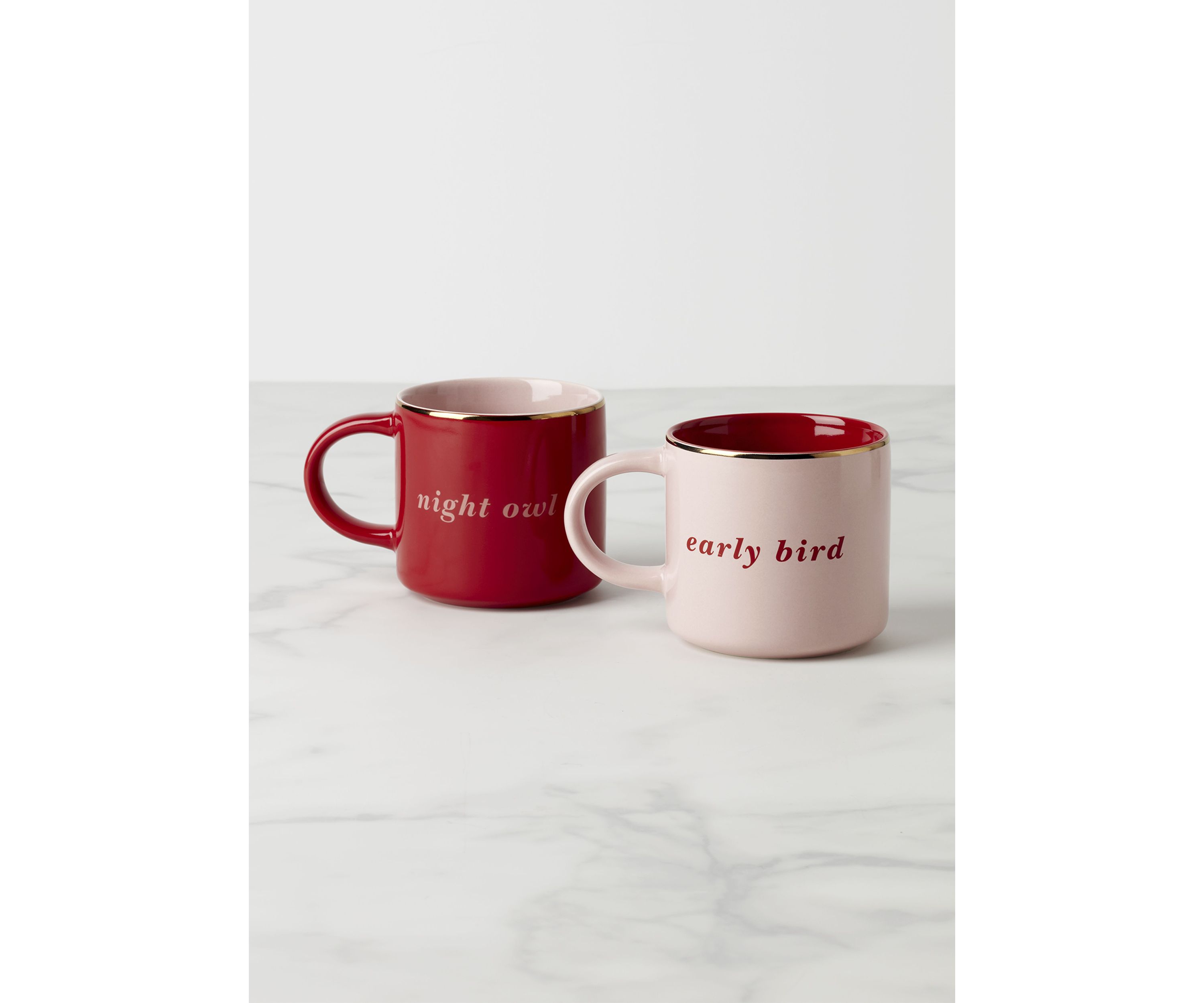 Early Bird & Night Owl Mugs - Set of 2
