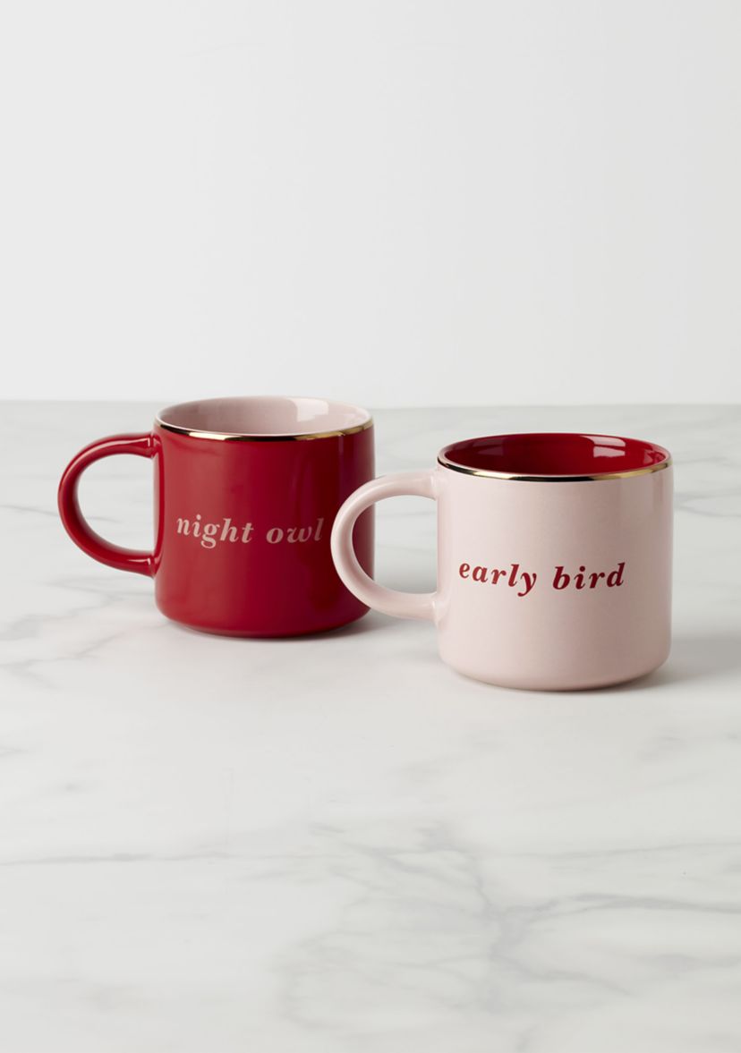 Early Bird & Night Owl Mugs - Set of 2