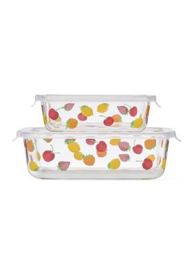 kate spade new york Tutti Fruitti Serve and Store Container Set, Set of 2