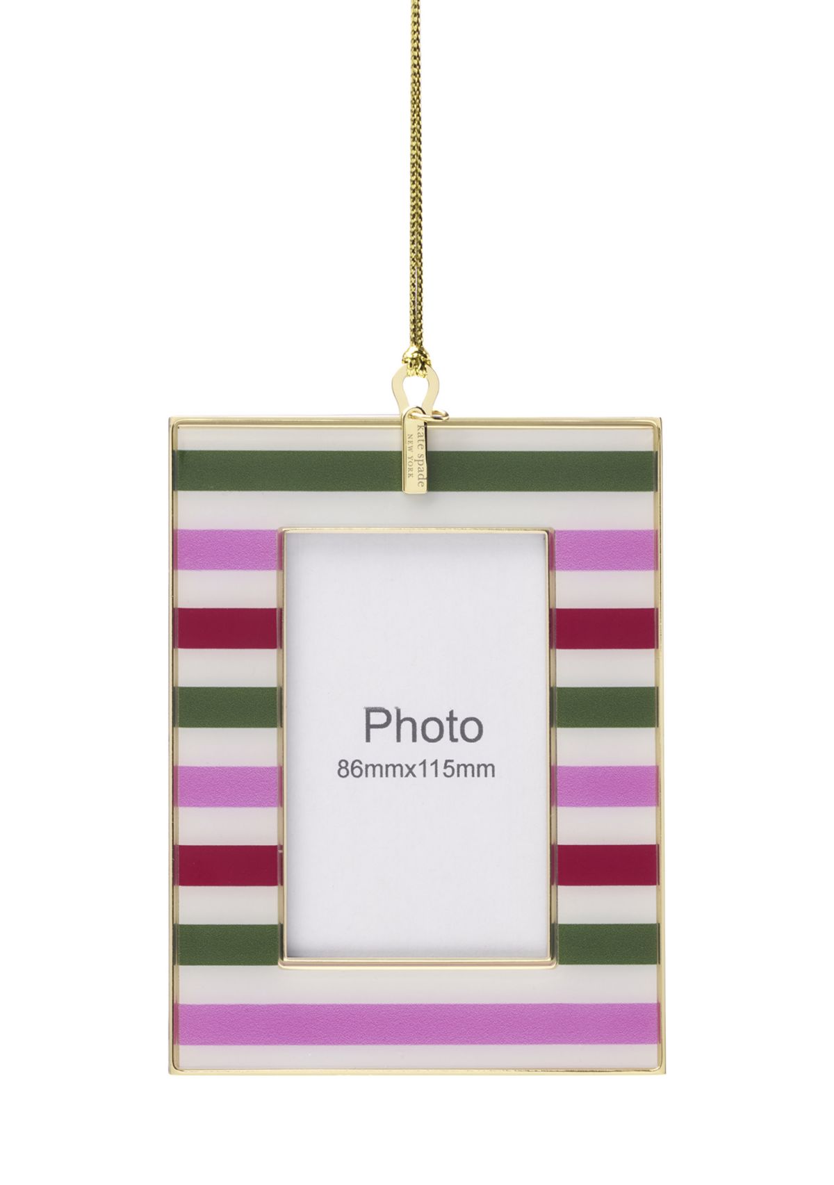 Mini Frame Stripe Ornament