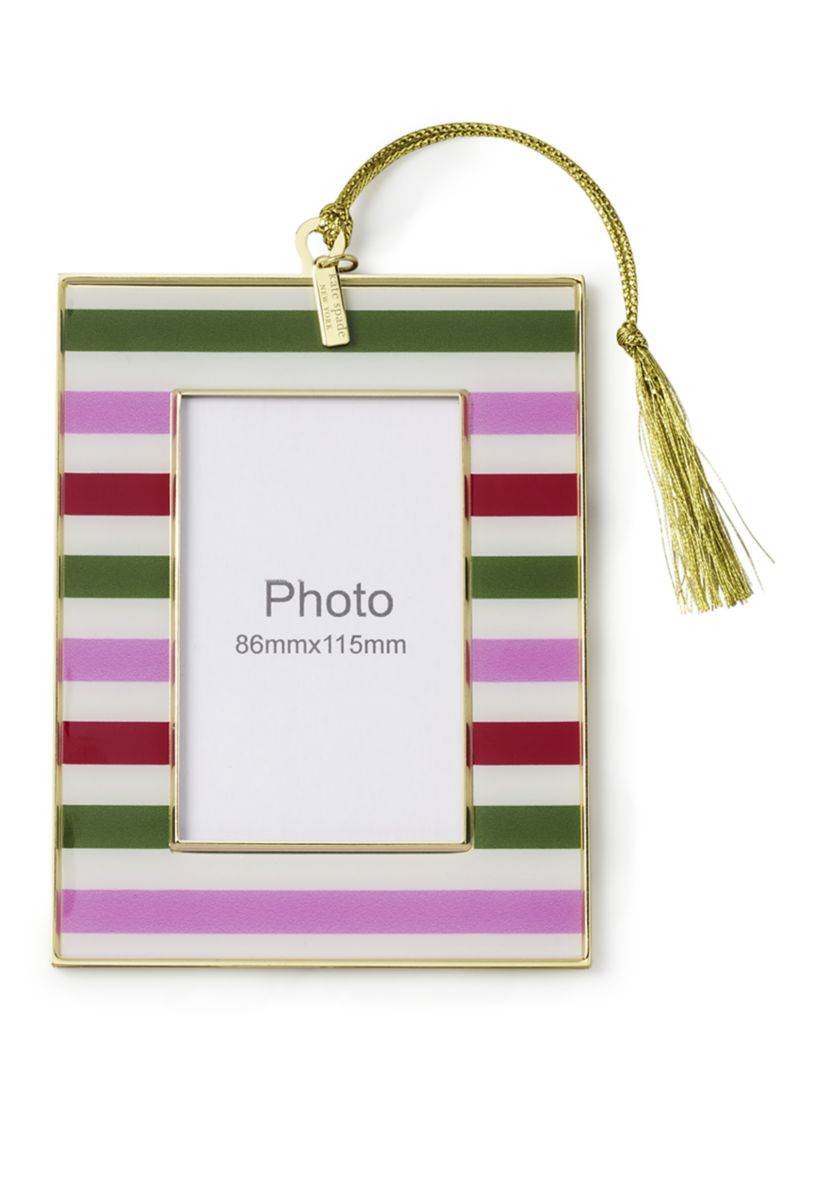 Mini Frame Stripe Ornament