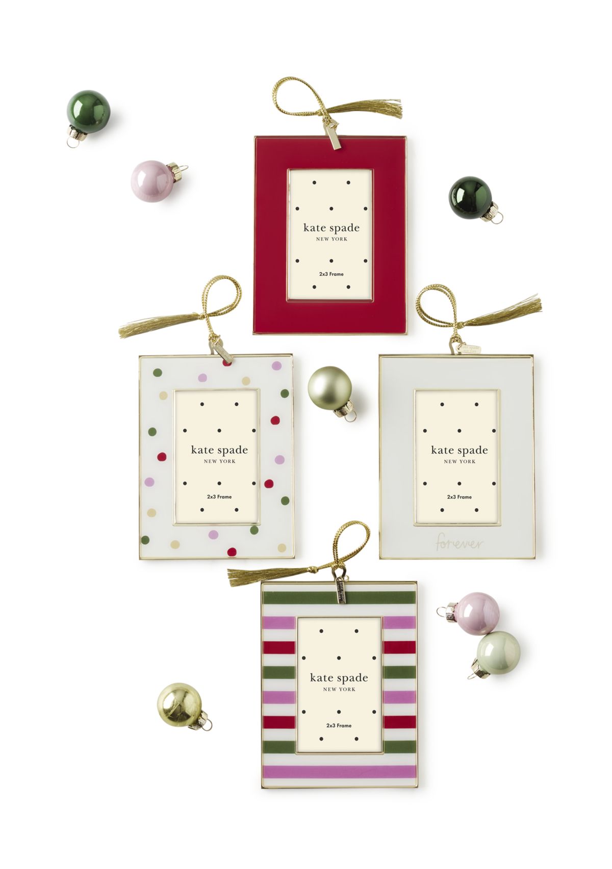 Mini Frame Stripe Ornament