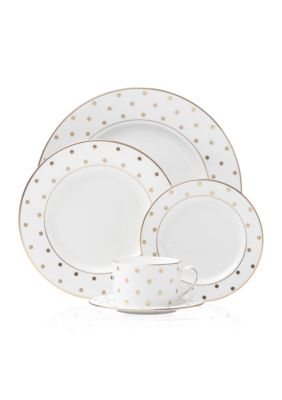 kate spade new york spring street cobalt tidbit plates set of