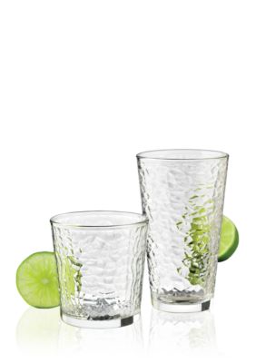 Libbey Glass Frost 16-Piece Drinkware Set in Clear