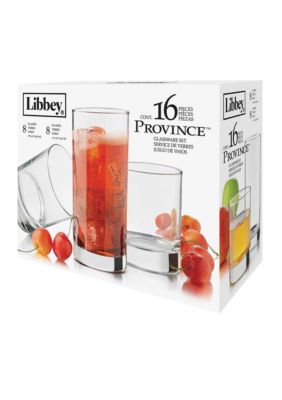 Province 16 Piece Drinking Glass Set 