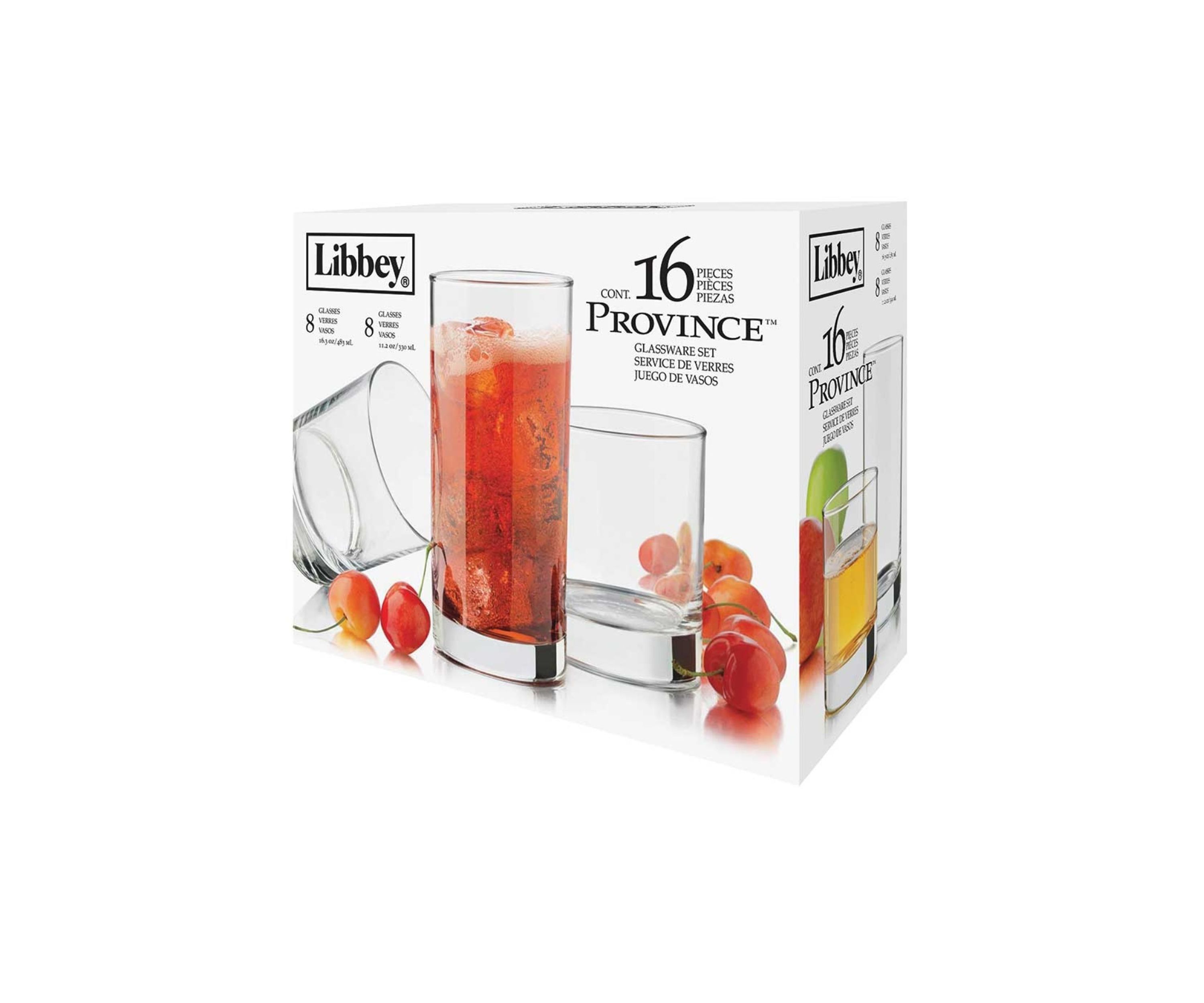 Province 16 Piece Drinking Glass Set 