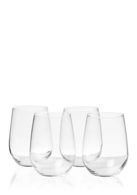 Libbey Vina Set Of 4 Stemless White Wine Glasses Belk