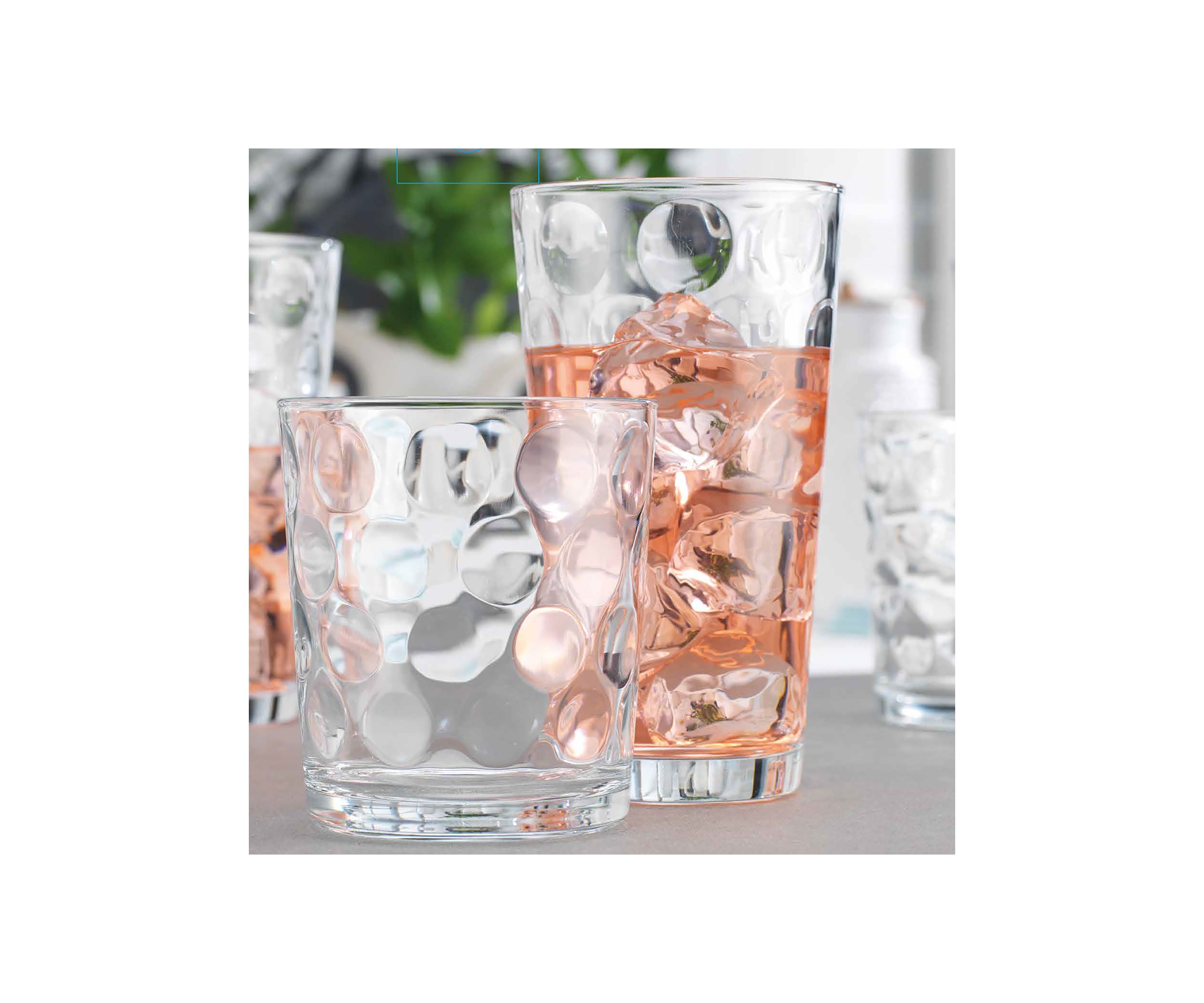 Modern Living 16 Piece Glassware Set in Eclipse Pattern