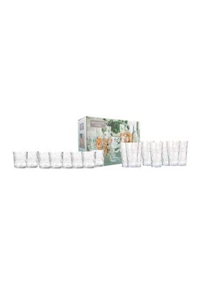 Modern Living 16 Piece Glassware Set in Eclipse Pattern