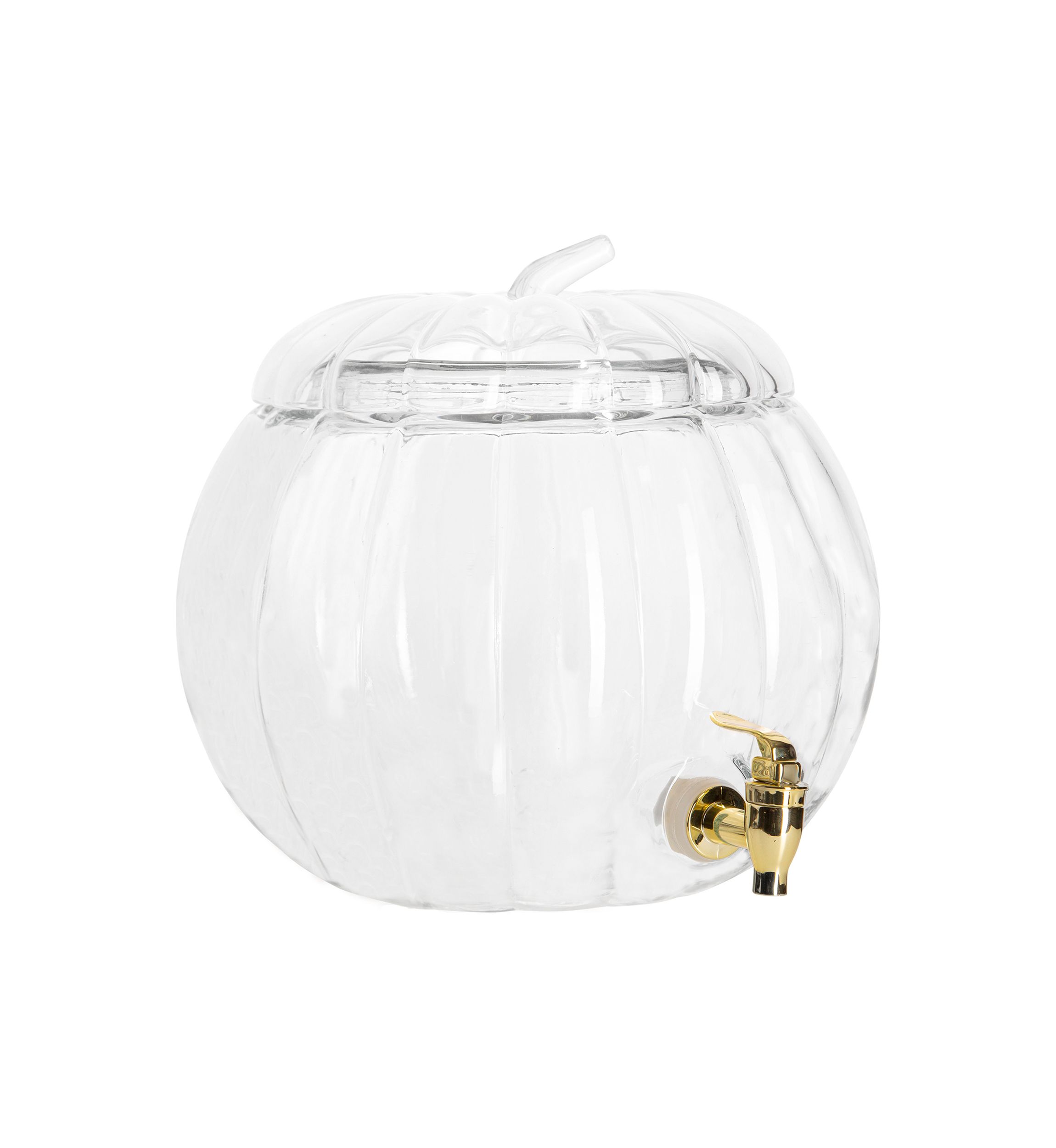 2.3 Gallon Pumpkin Shaped Clear Beverage Dispenser