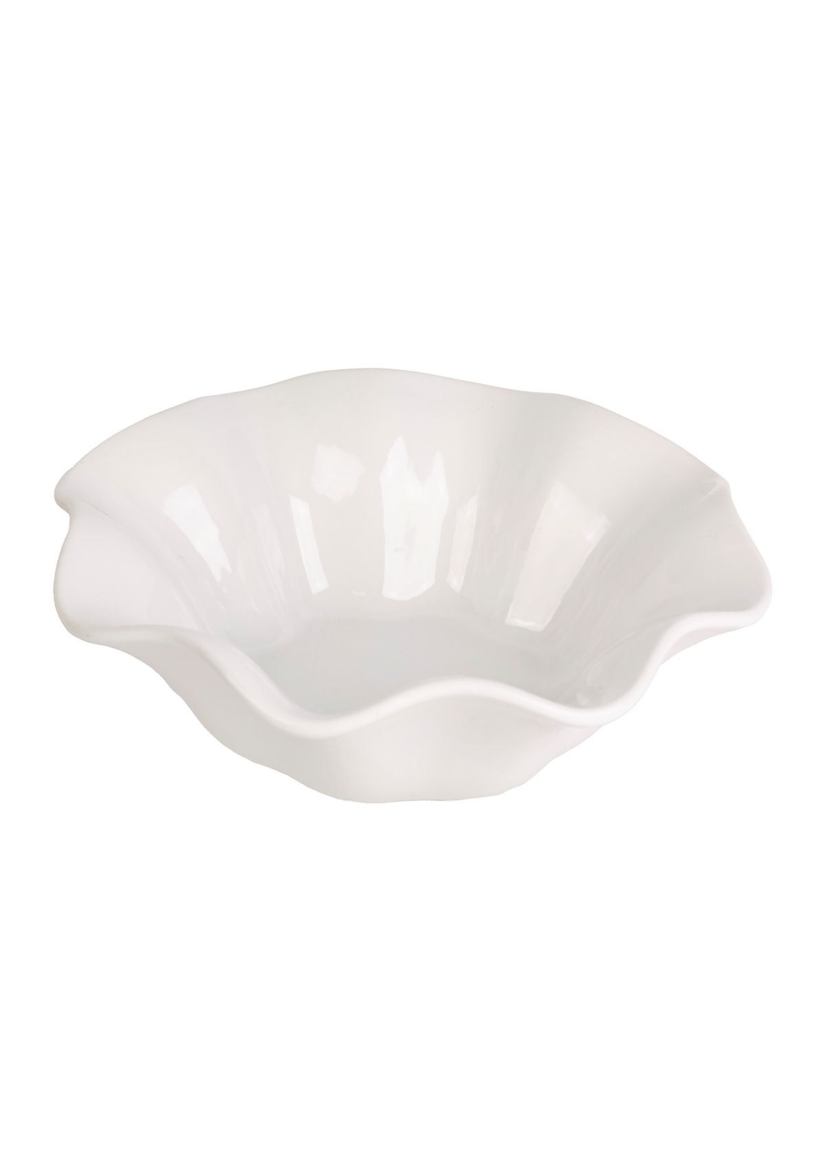 12" Ruffled Serving Bowl