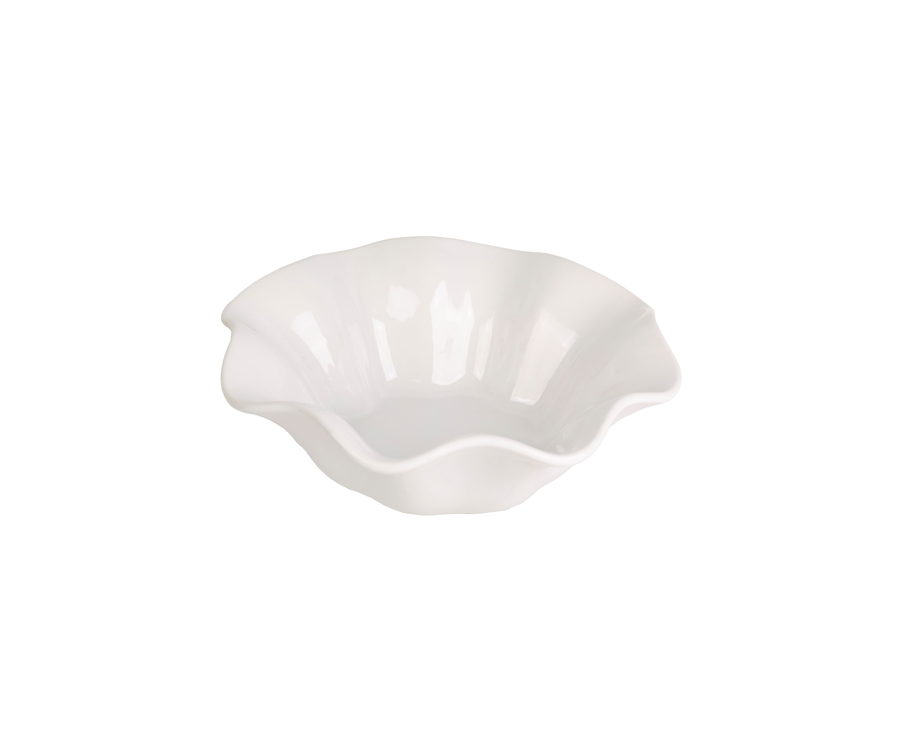 12" Ruffled Serving Bowl