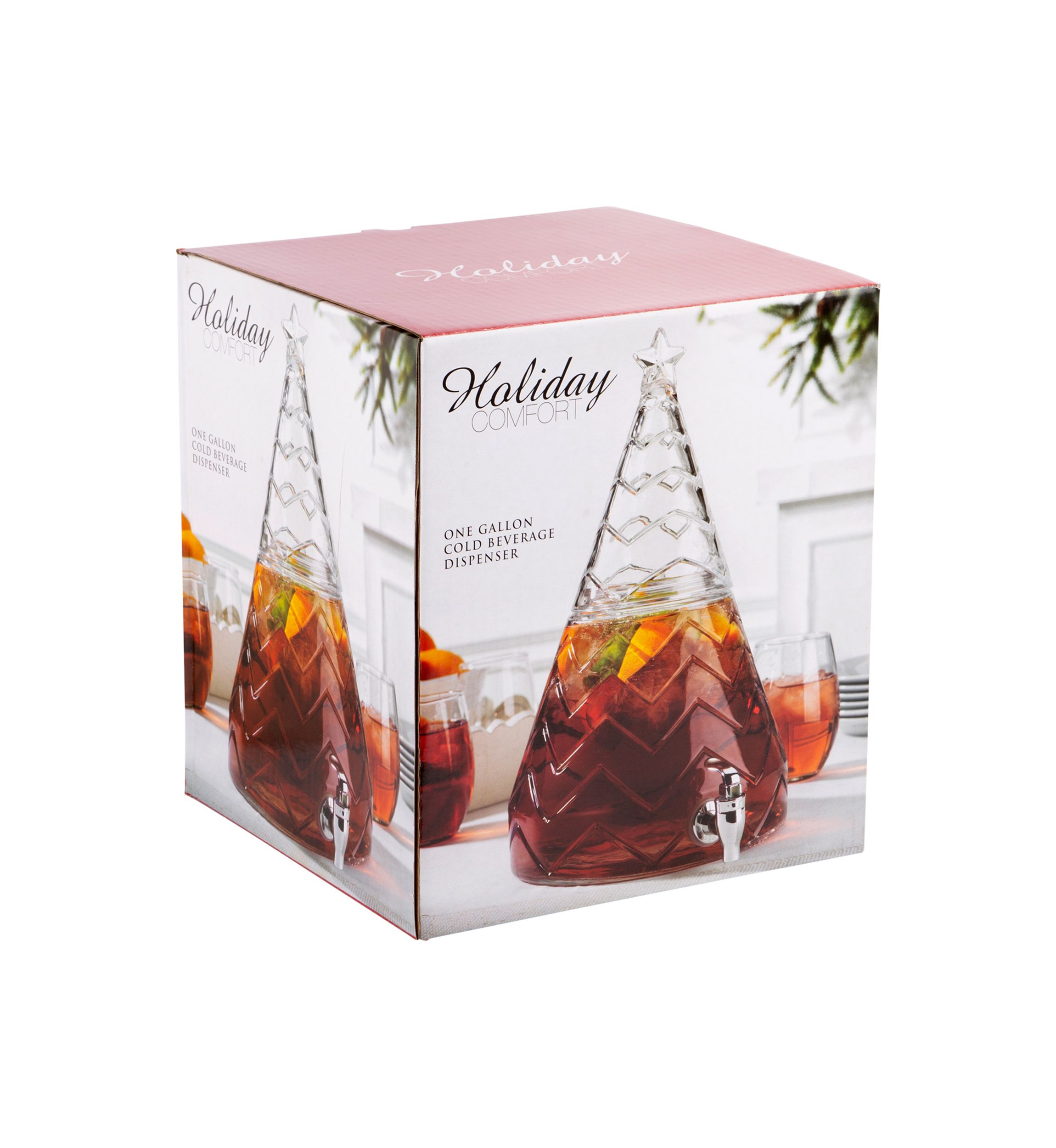 Tree Shaped Glass Beverage Dispenser