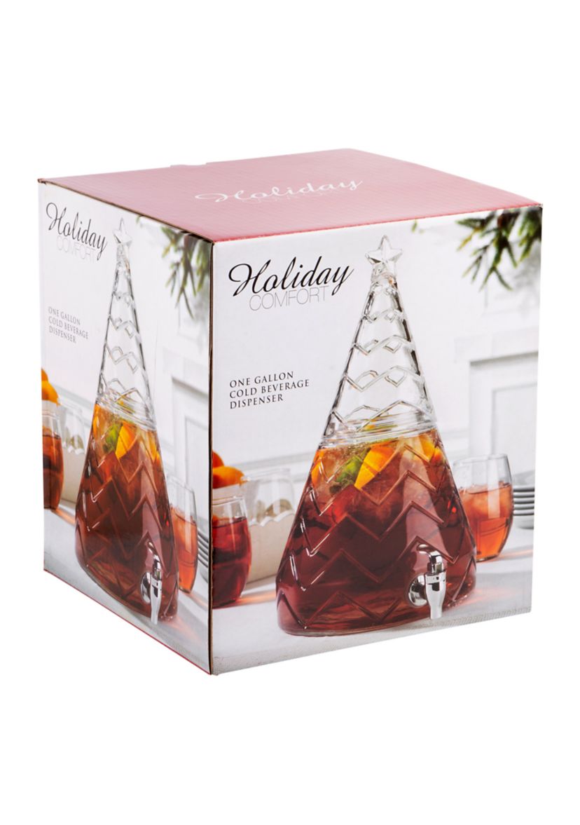 Tree Shaped Glass Beverage Dispenser