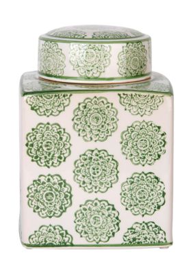 Patterned Covered Jar