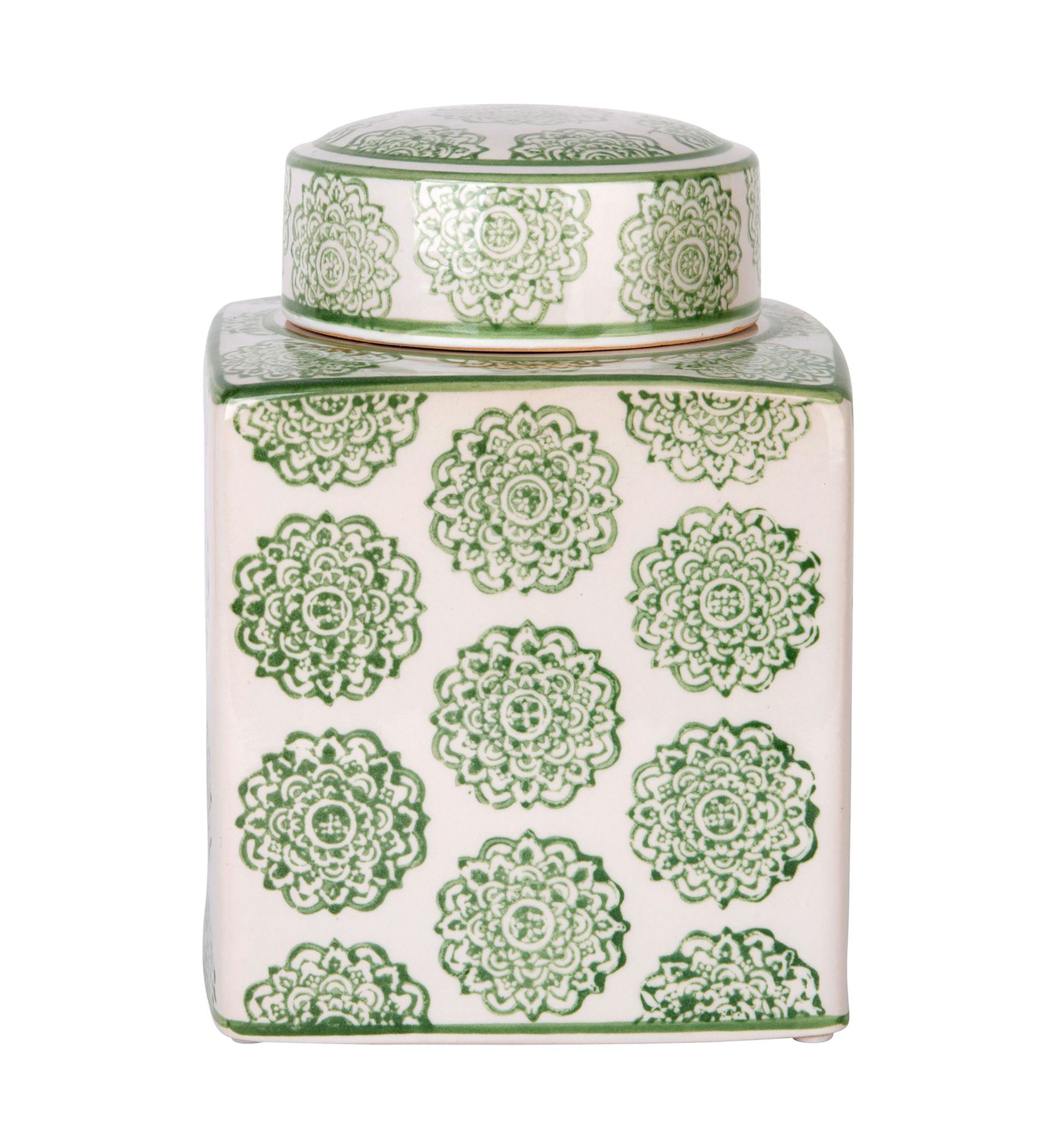 Patterned Covered Jar