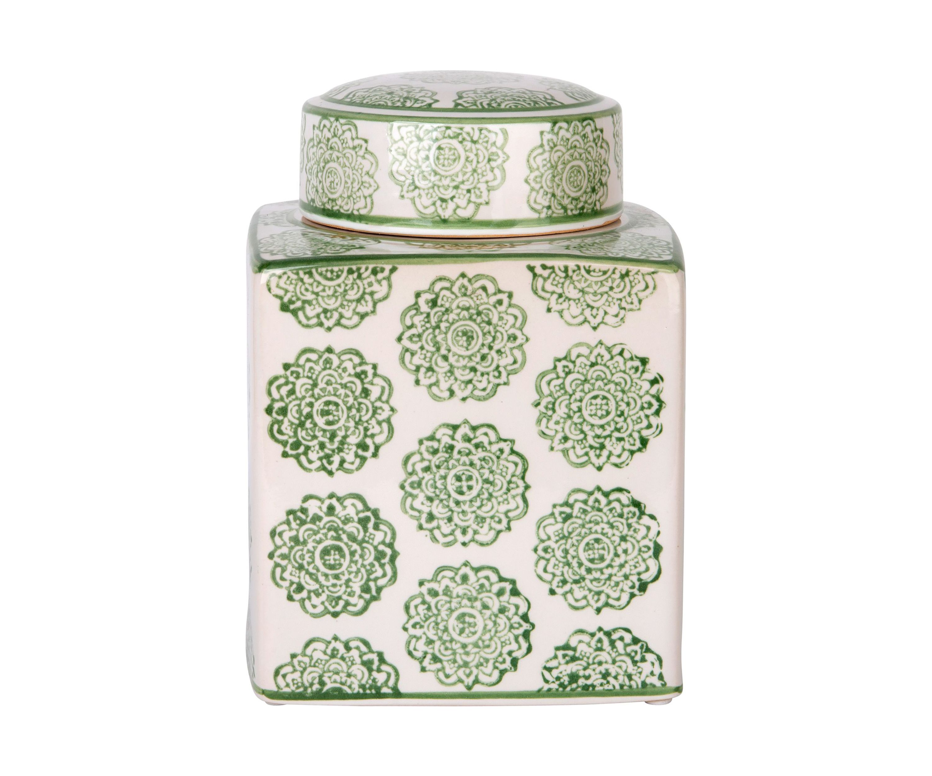 Patterned Covered Jar