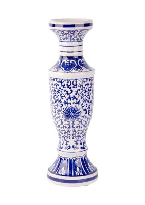 Blue and White Candleholder