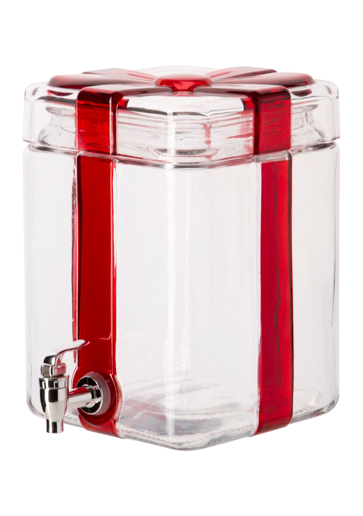 Holiday Present Shaped Beverage Dispenser