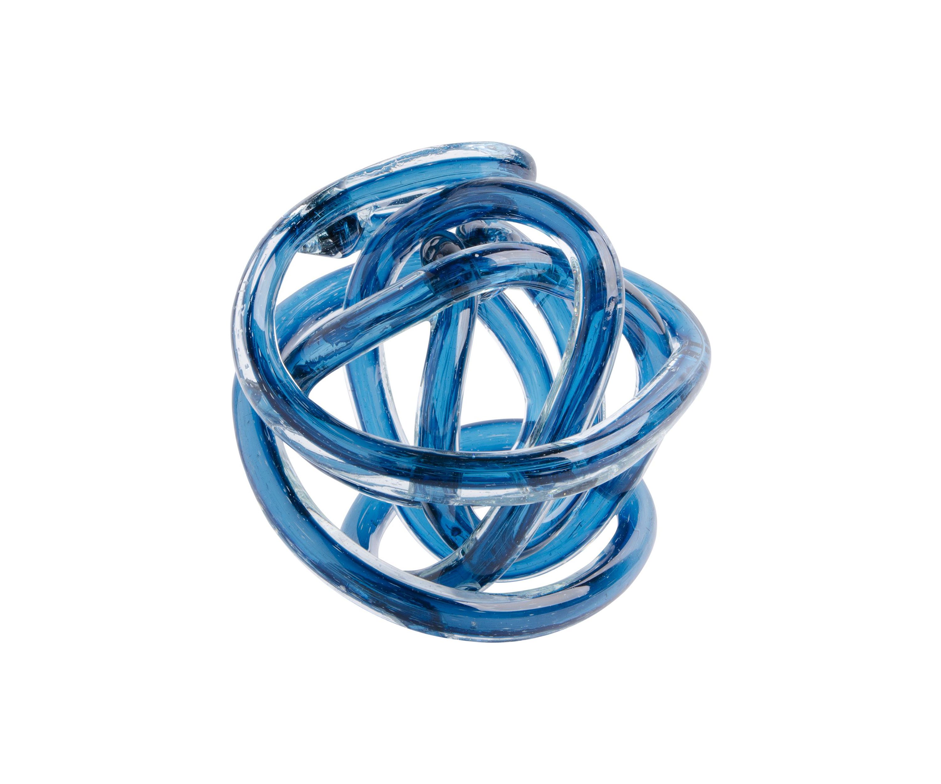 Color Tinted Decorative Glass Knot