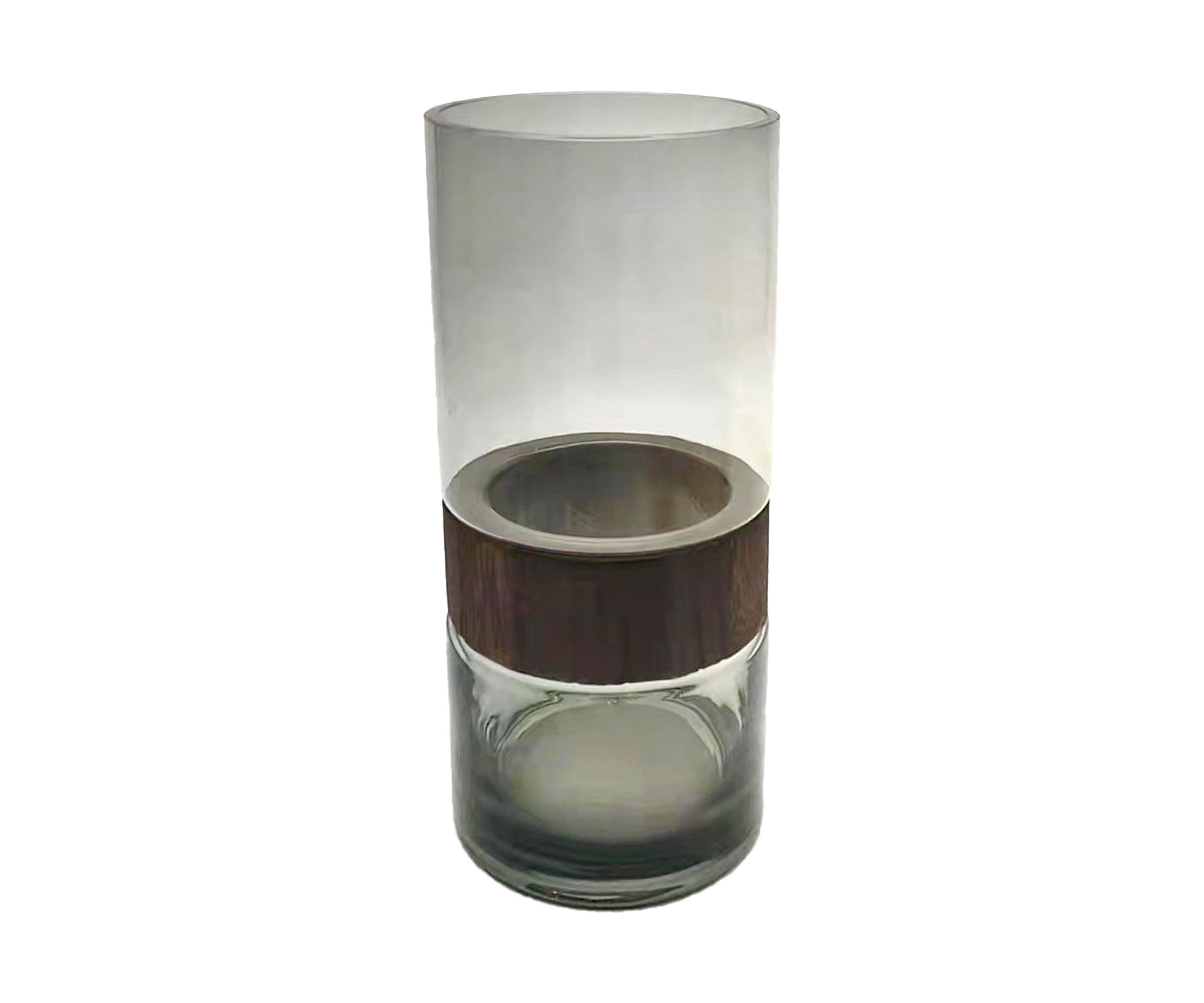 Tall Banded Detail Vase
