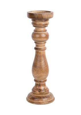 Bazaar Small Mango Wood Candle Holder | belk