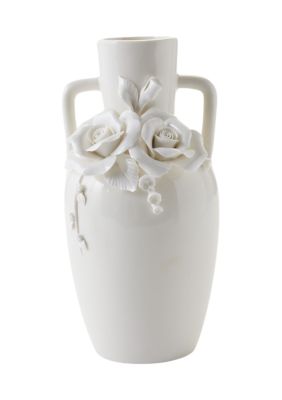 White Flower Vase