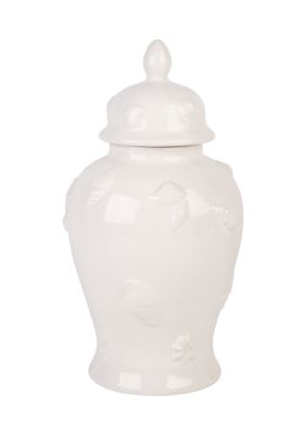 Shell Embossed Ginger Jar