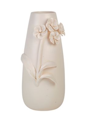 White Floral Vase