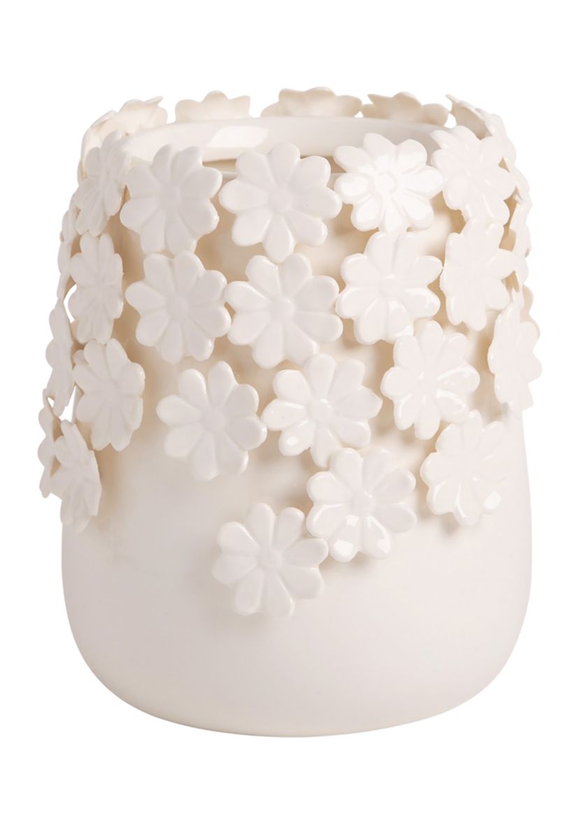 White Daisy Vase