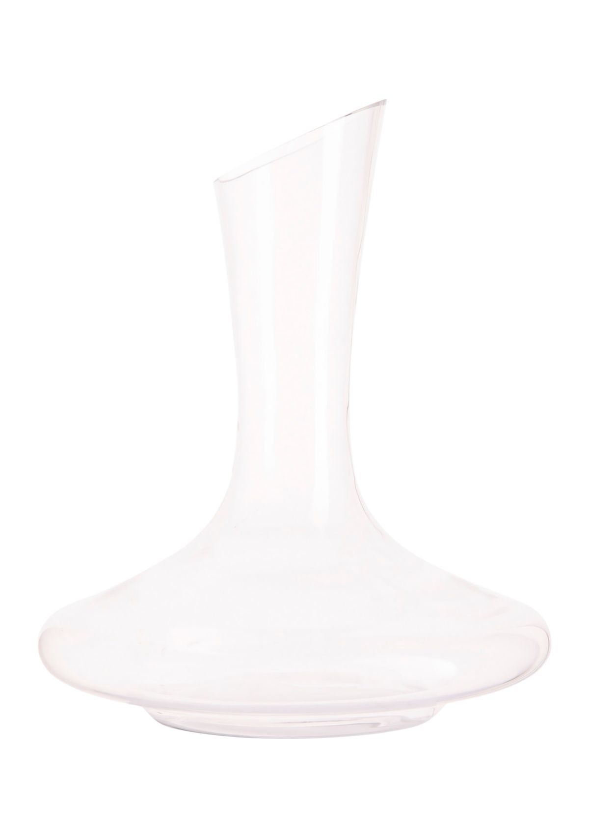 Slant Glass Decanter 