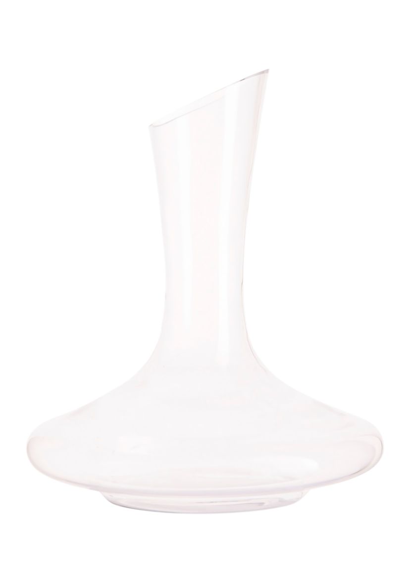 Slant Glass Decanter 